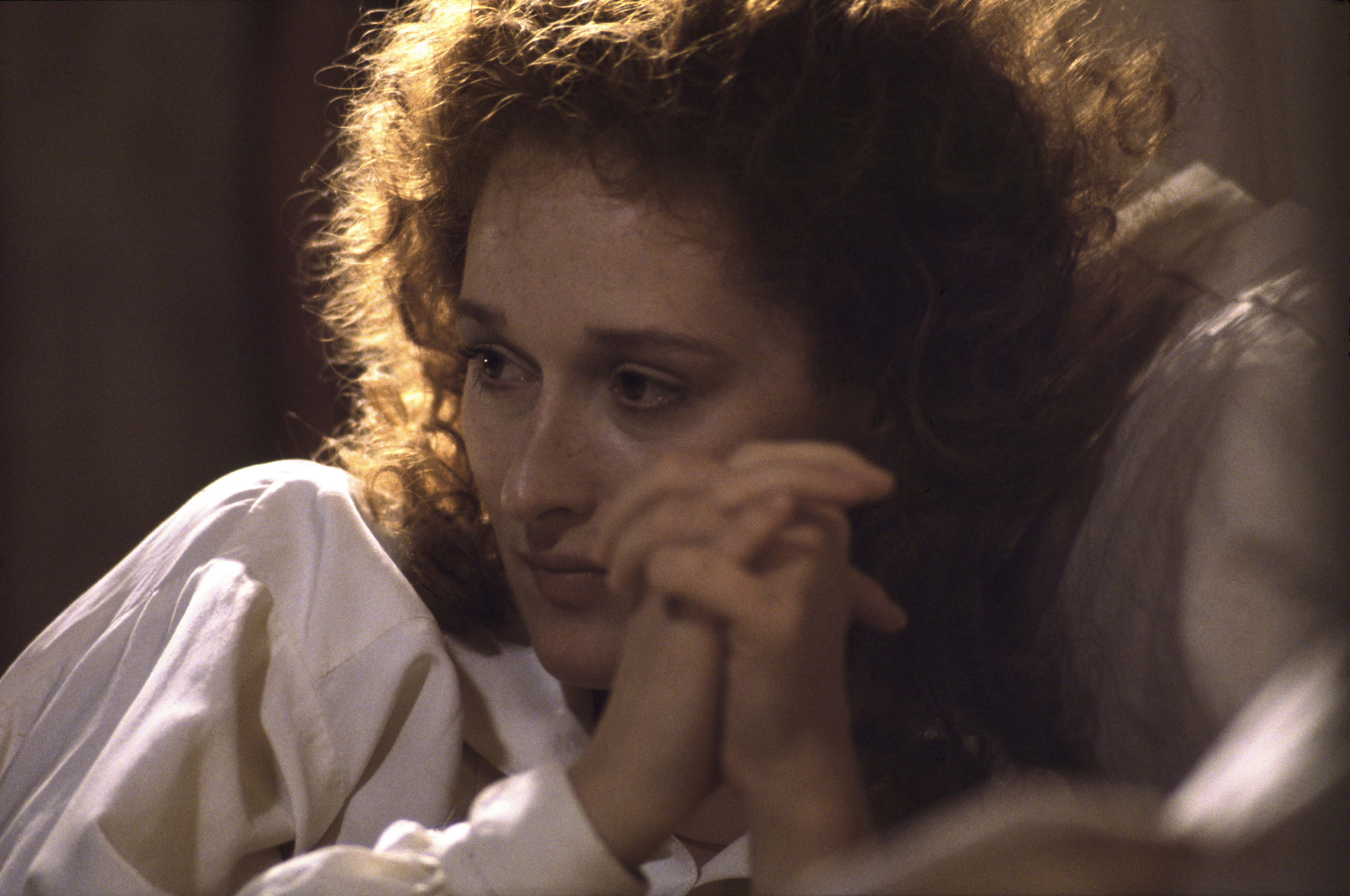 Meryl Streep sur le plateau de tournage du film "The French Lieutenant's Woman", 1980. | Source : Getty Images