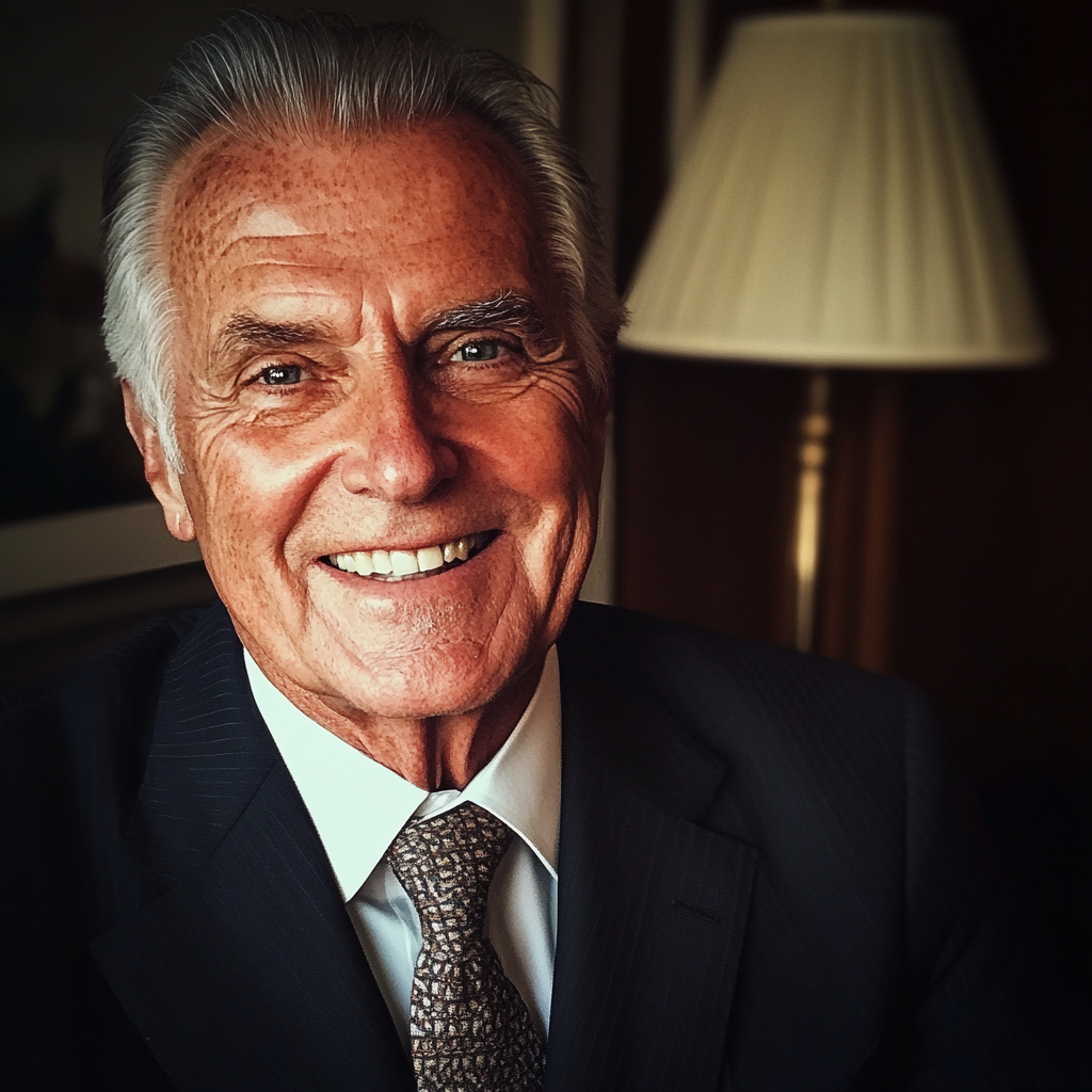 Un vieil homme souriant | Source : Midjourney