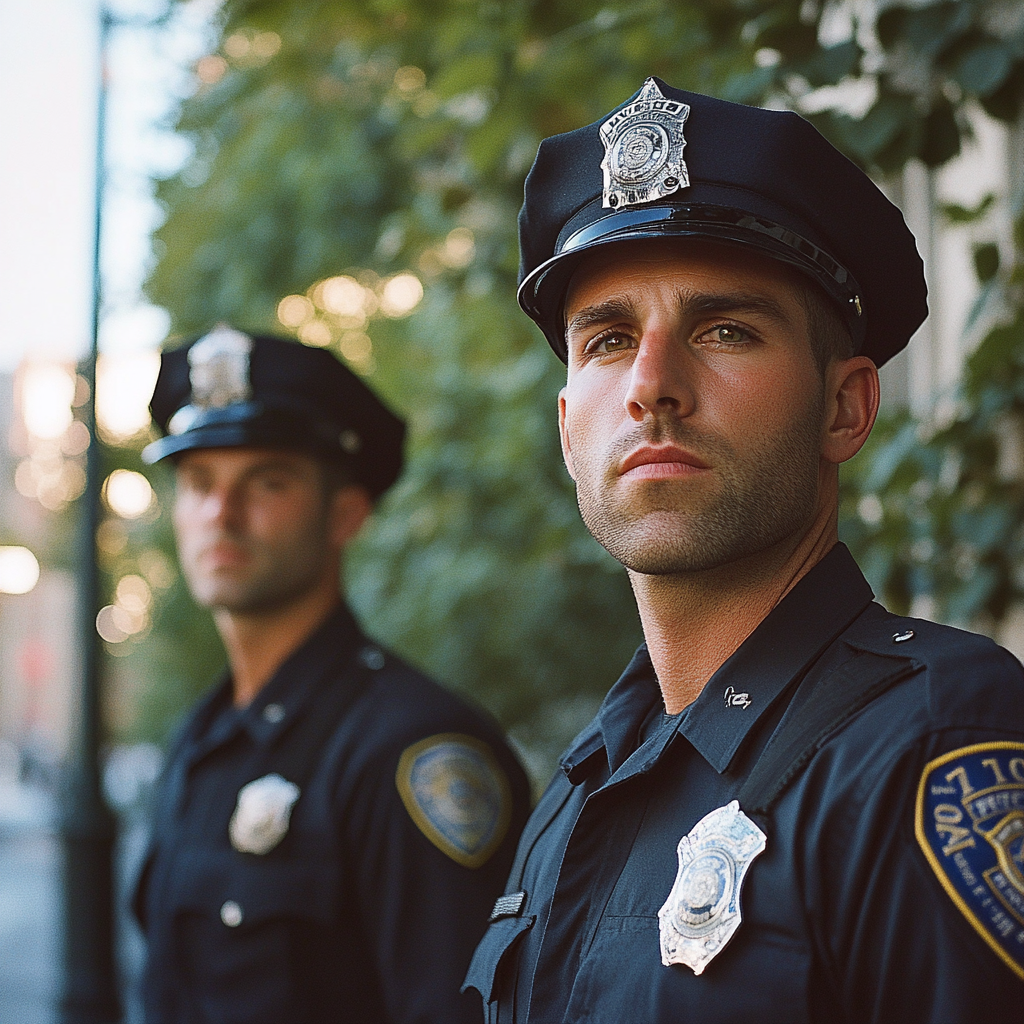 Policiers répondant à un appel | Source : Midjourney