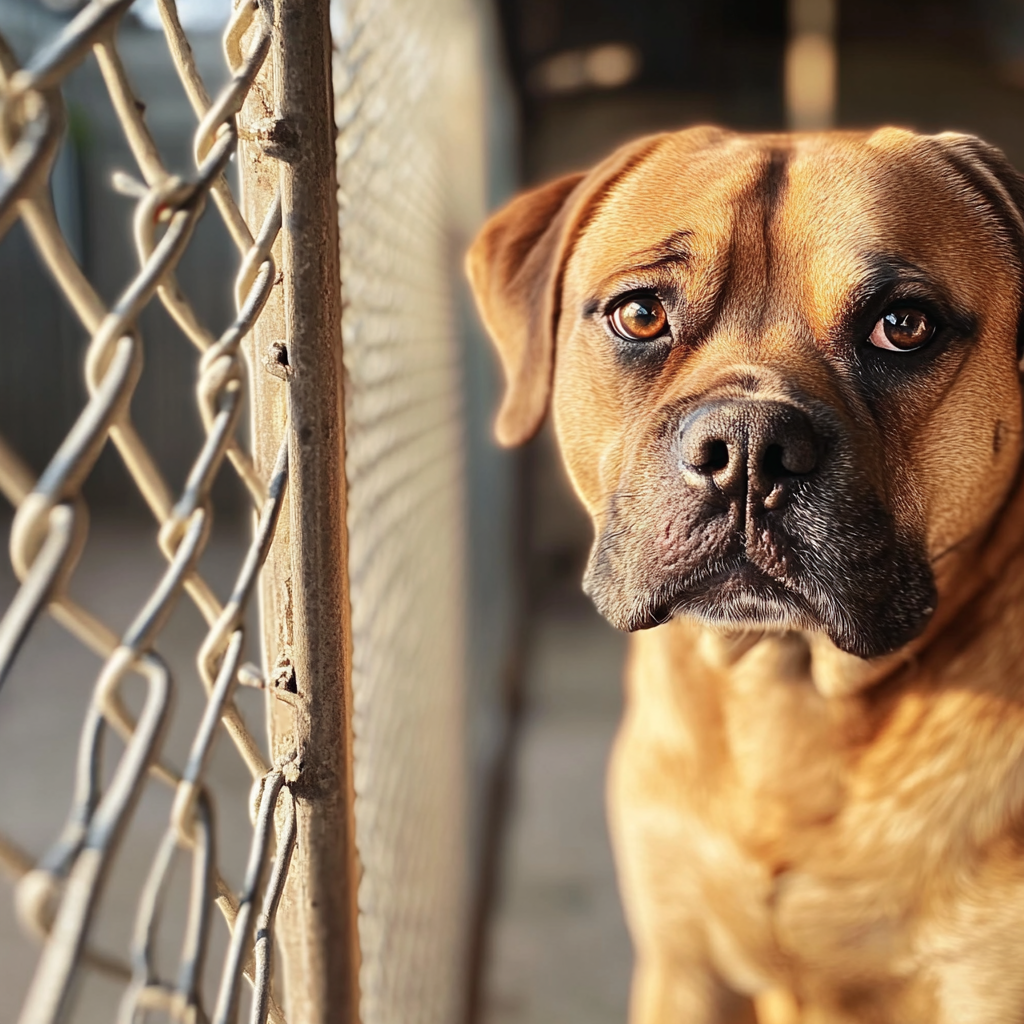 Un chien dans un refuge pour animaux | Source : Midjourney