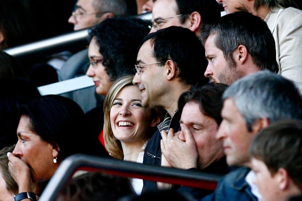 Les moments de joie entre Elisabeth Bost et Jean-Luc Delarue. І Source : Getty Images