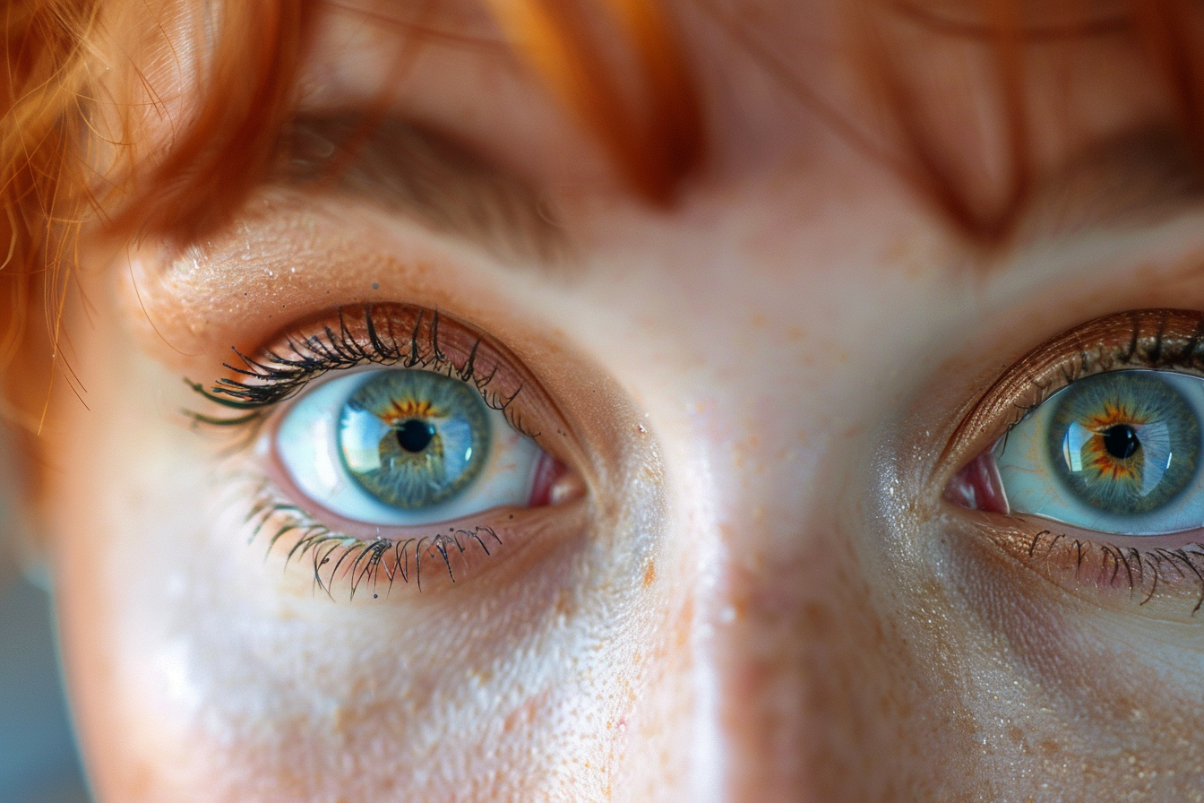 Les yeux d'une femme extrêmement surprise | Source : Midjourney