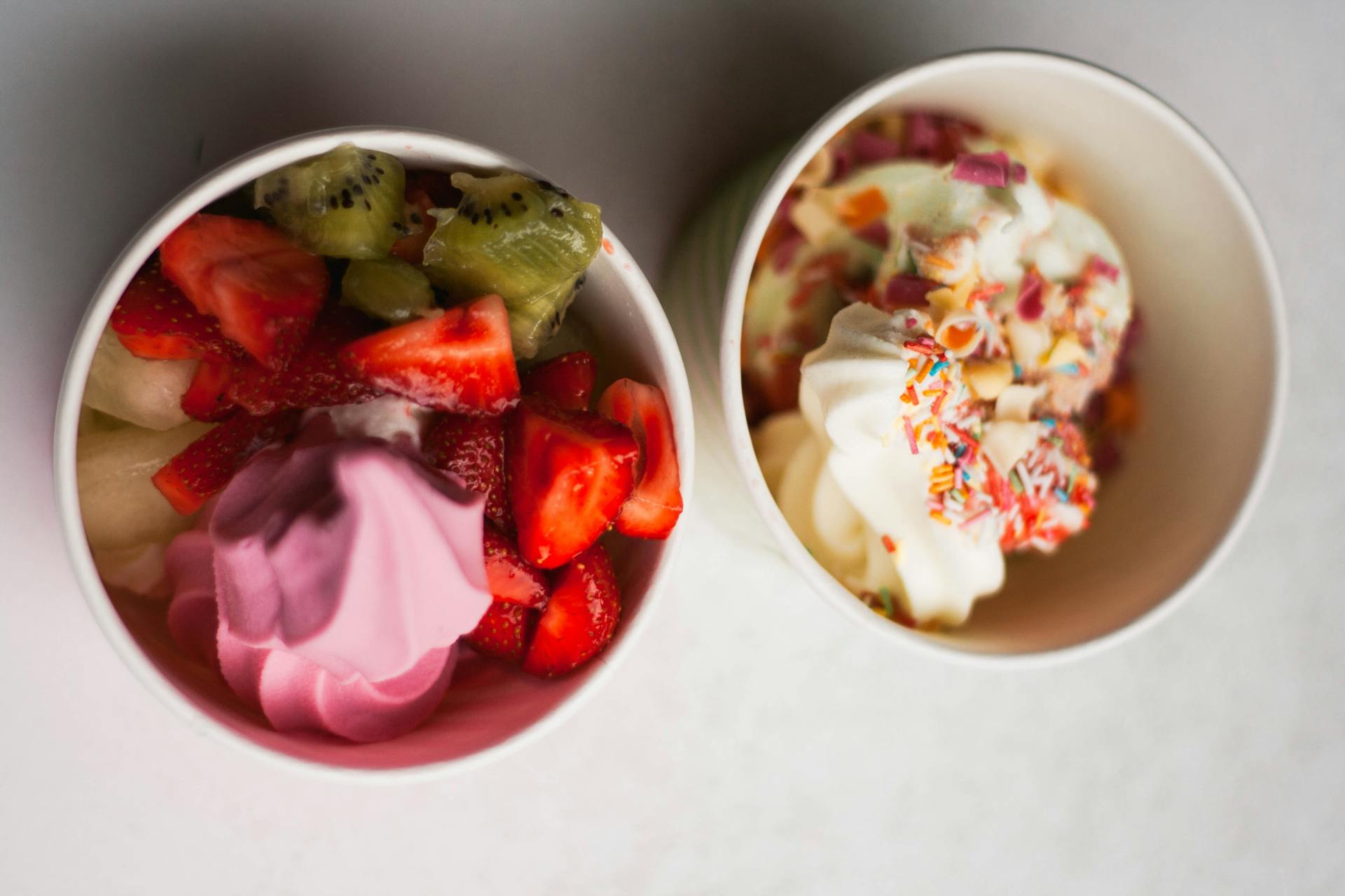 Deux bols de crème glacée | Source : Pexels
