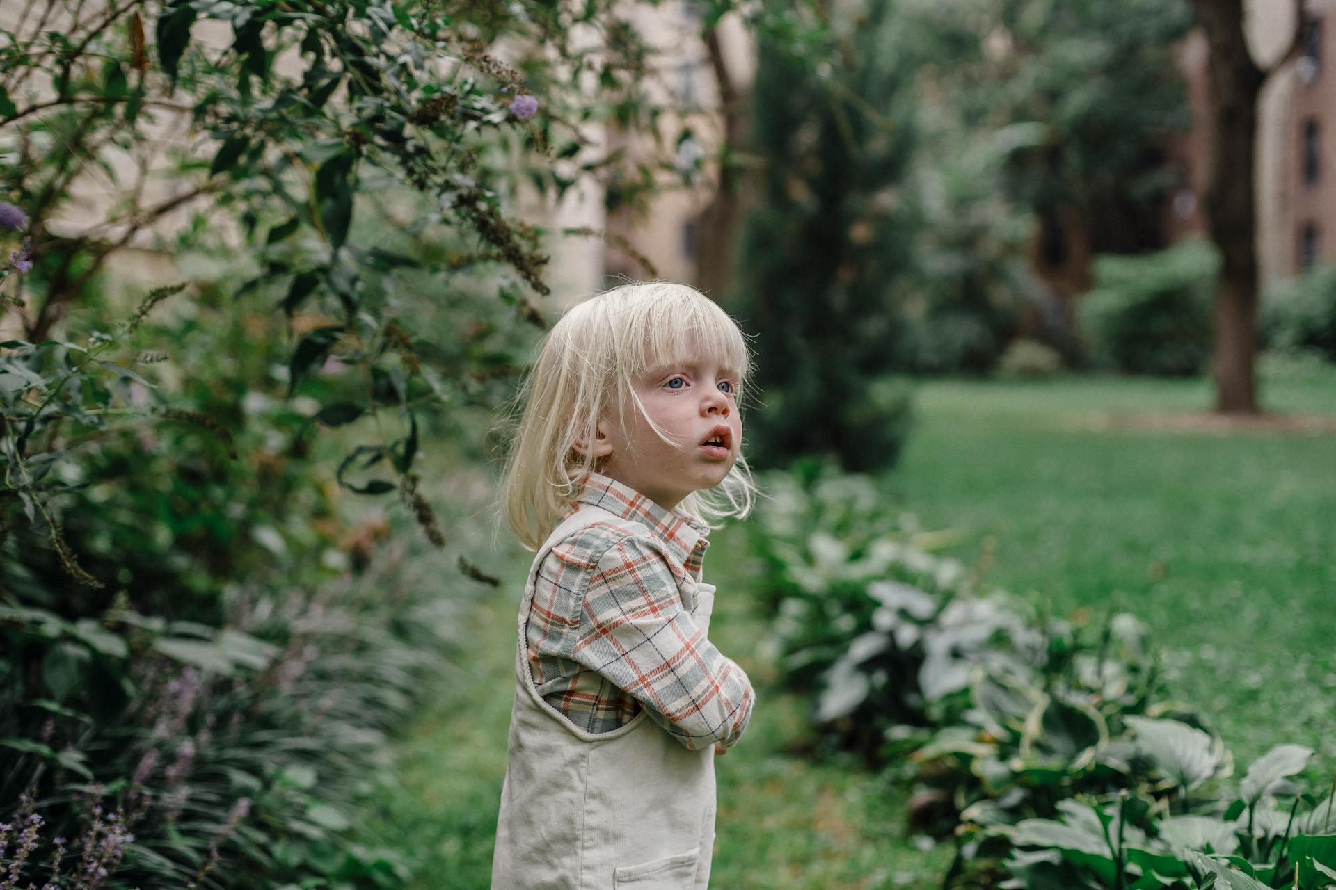 Un enfant dans un jardin | Source : Pexels