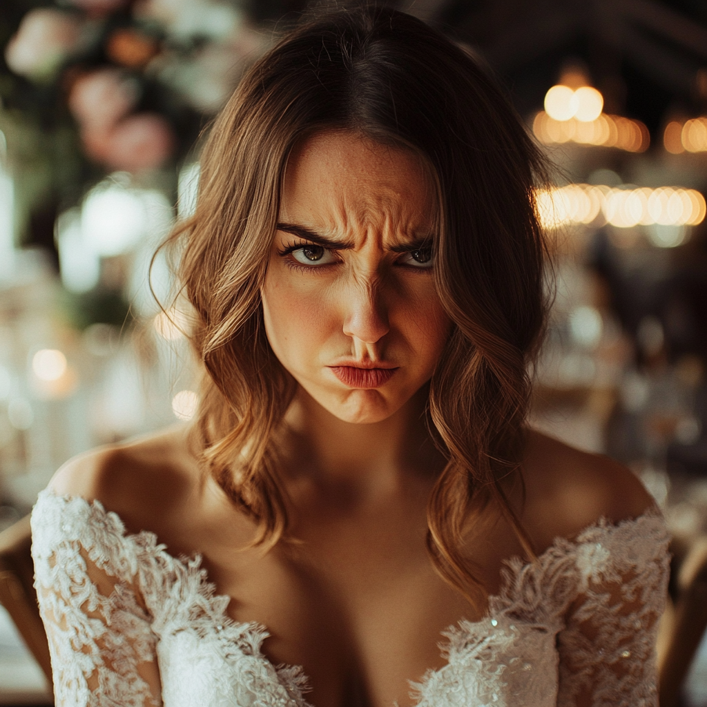 Une mariée en colère | Source : Midjourney