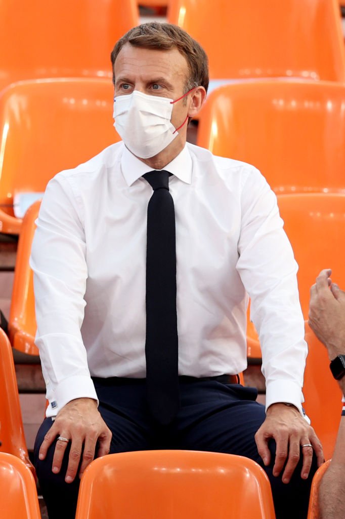 Emmanuel Macron aux JO de Tokyo. | Source : Getty Images
