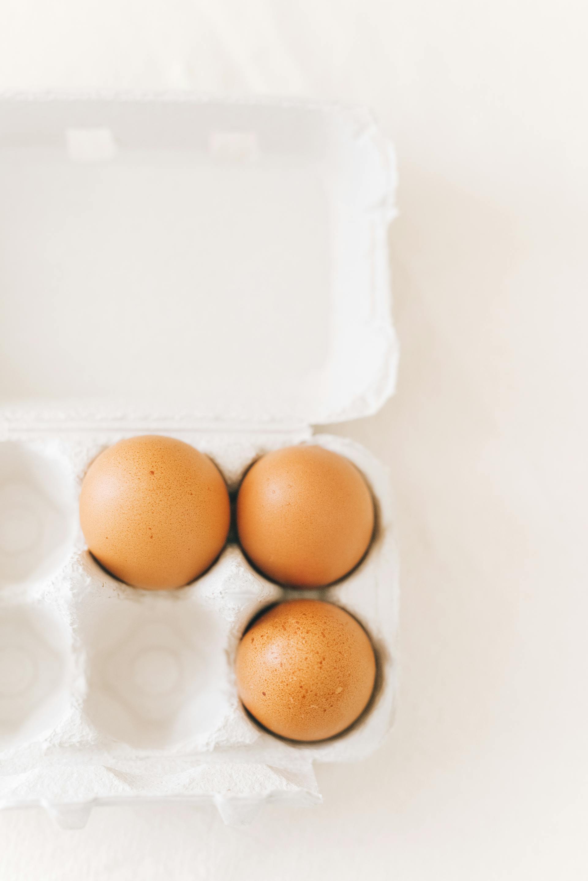 Des œufs bruns dans un carton | Source : Pexels