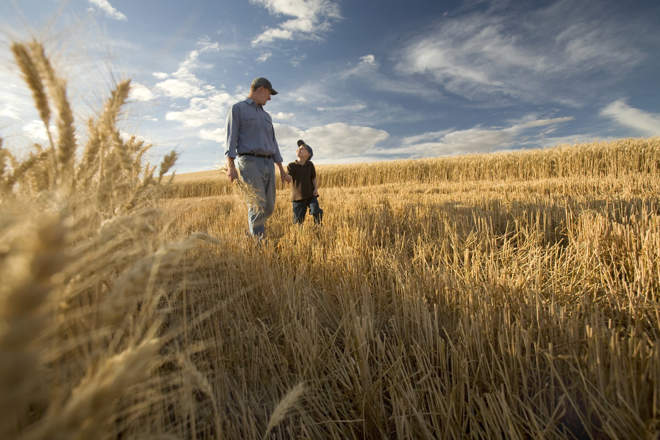 Leo a emmené son fils à la ferme. | Photo : Getty Images