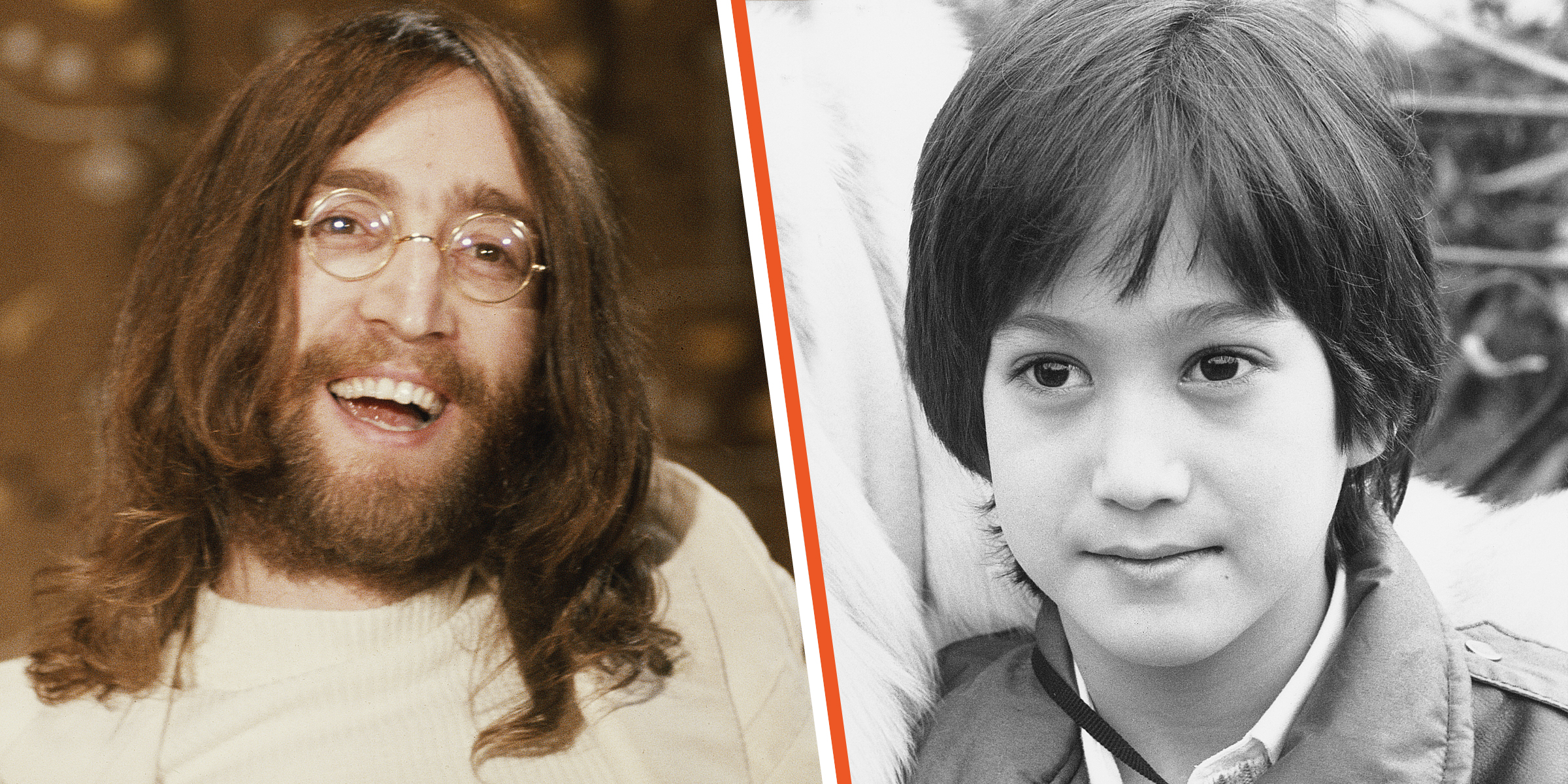 John Lennon et son fils Sean | Source : Getty Images