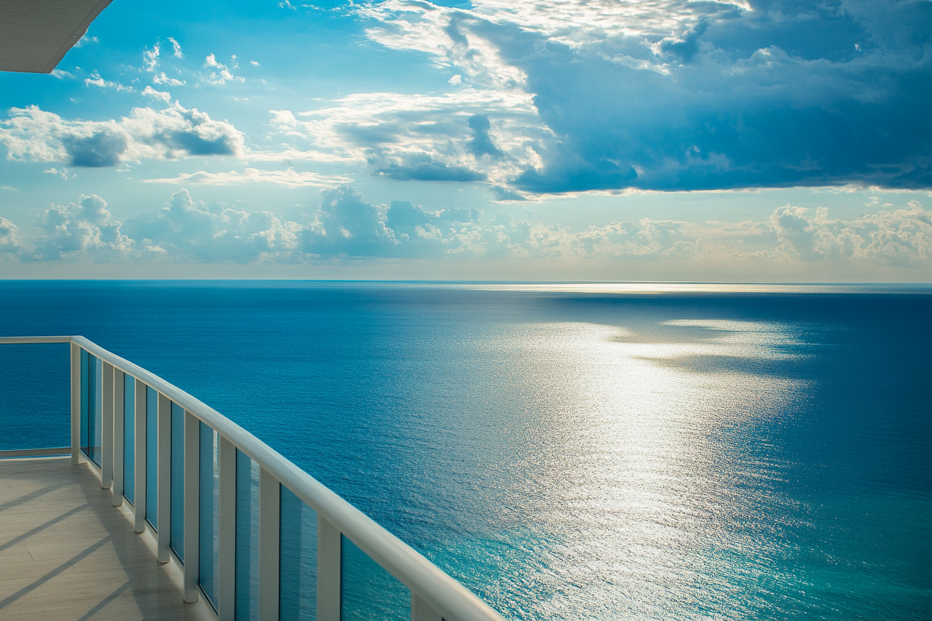 La vue depuis le balcon d'un hôtel | Source : Midjourney