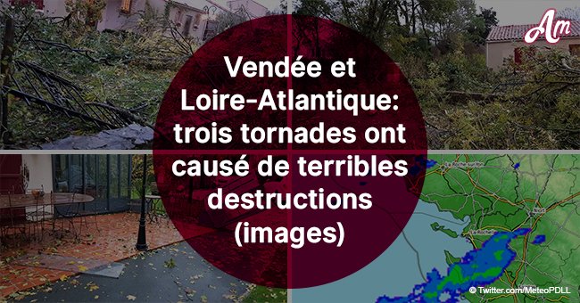 Trois tornades ont causé de terribles destructions en Vendée et en Loire-Atlantique, pris en photos