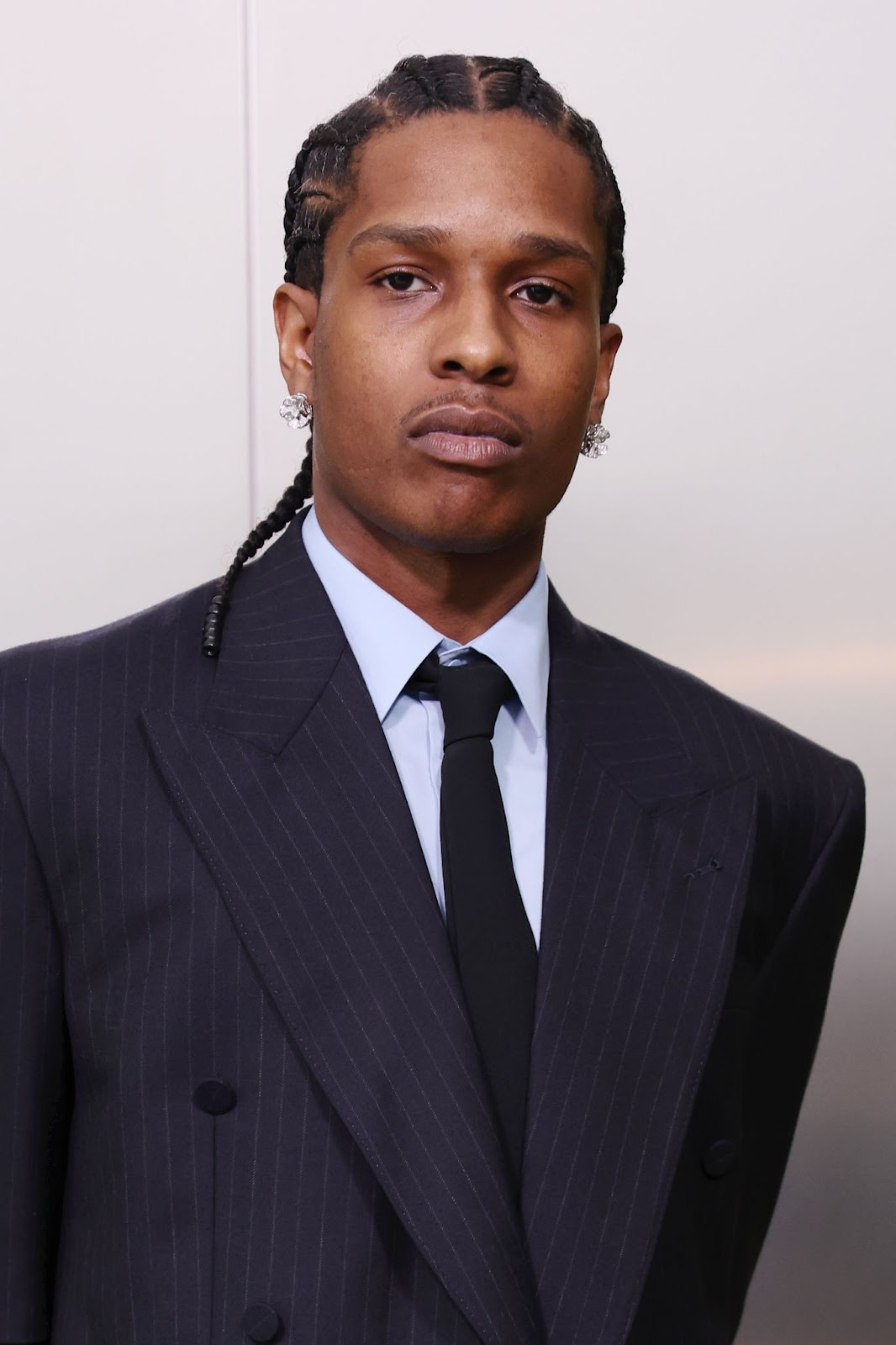 A$AP Rocky au défilé Gucci lors de la semaine de la mode de Milan automne/hiver 2023/24, le 24 février 2023, en Italie. | Source : Getty Images