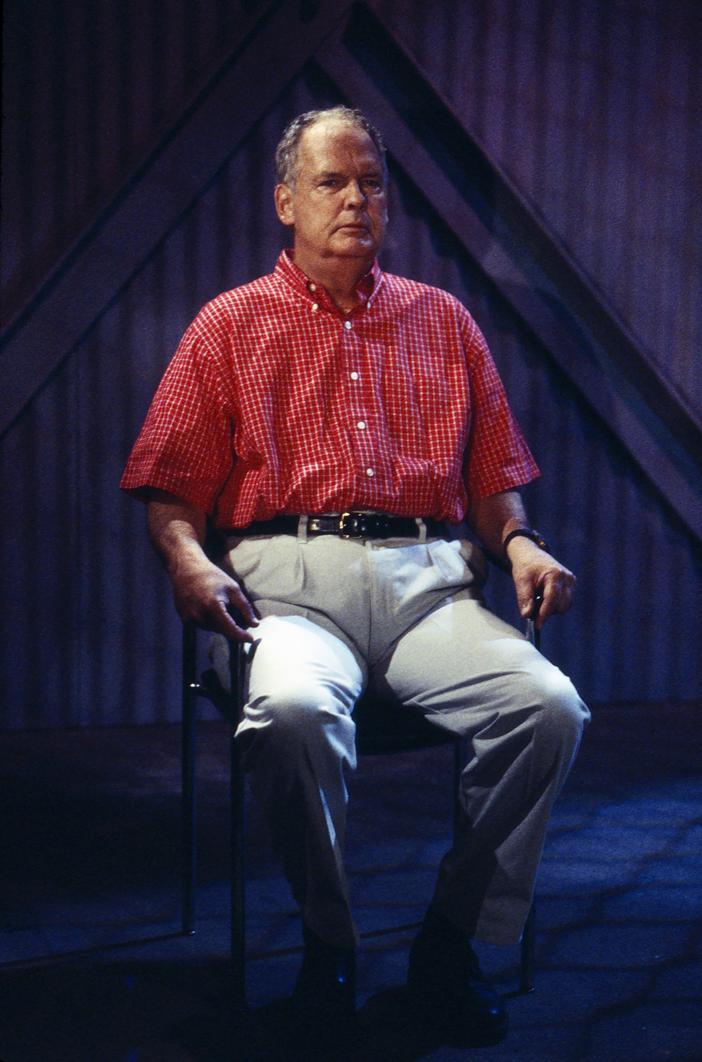 Nicholas Pryor dans l'émission de télévision "Port Charles". | Source : Getty Images