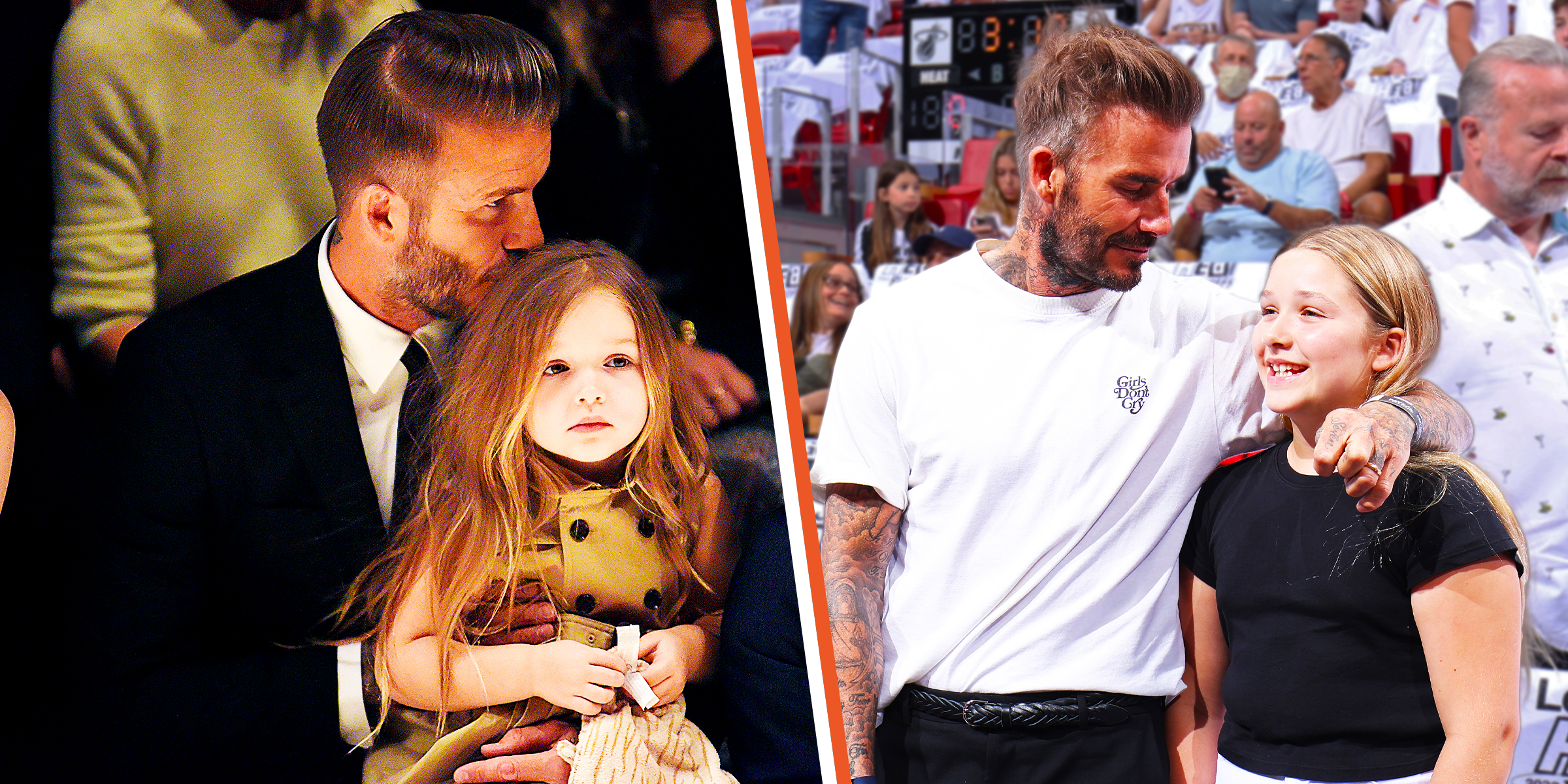 David et Harper Beckham | Source : Getty Images