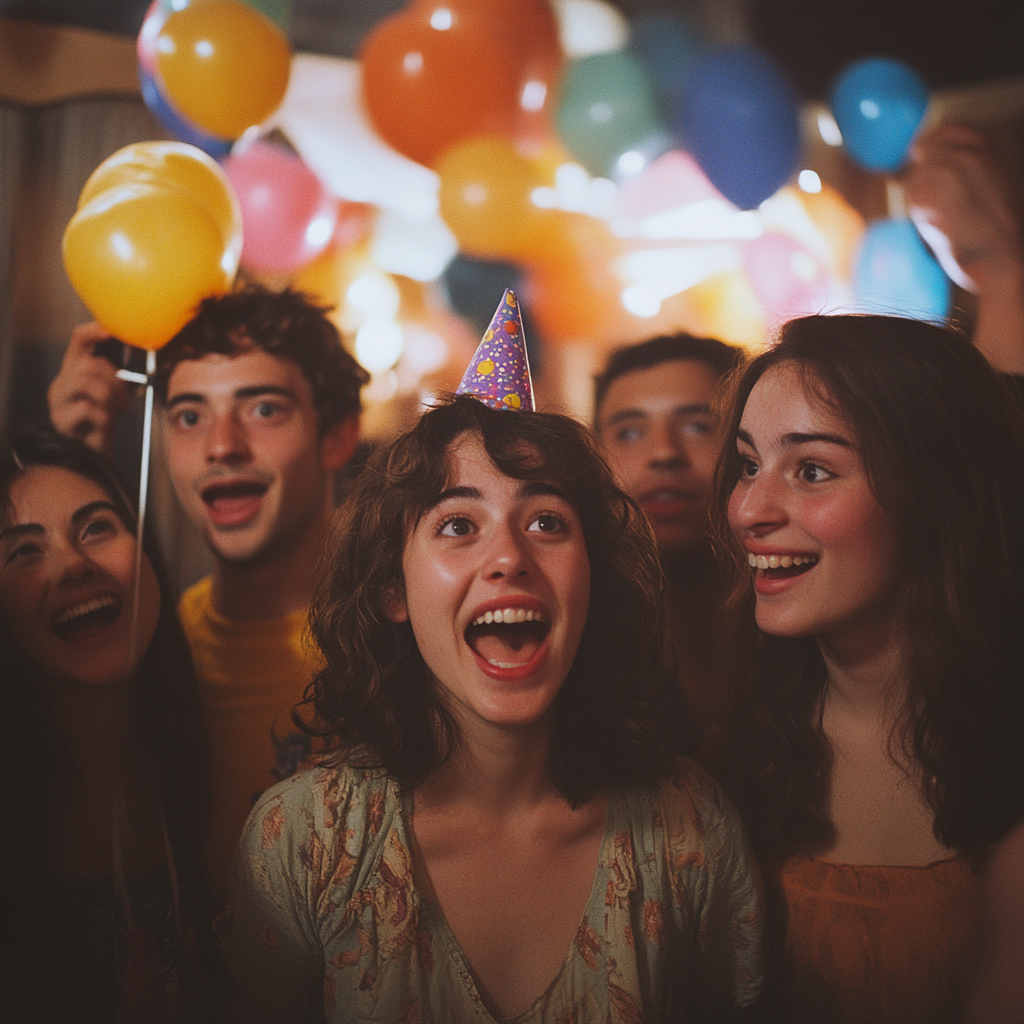 Des personnes lors d'une fête surprise | Source : Midjourney