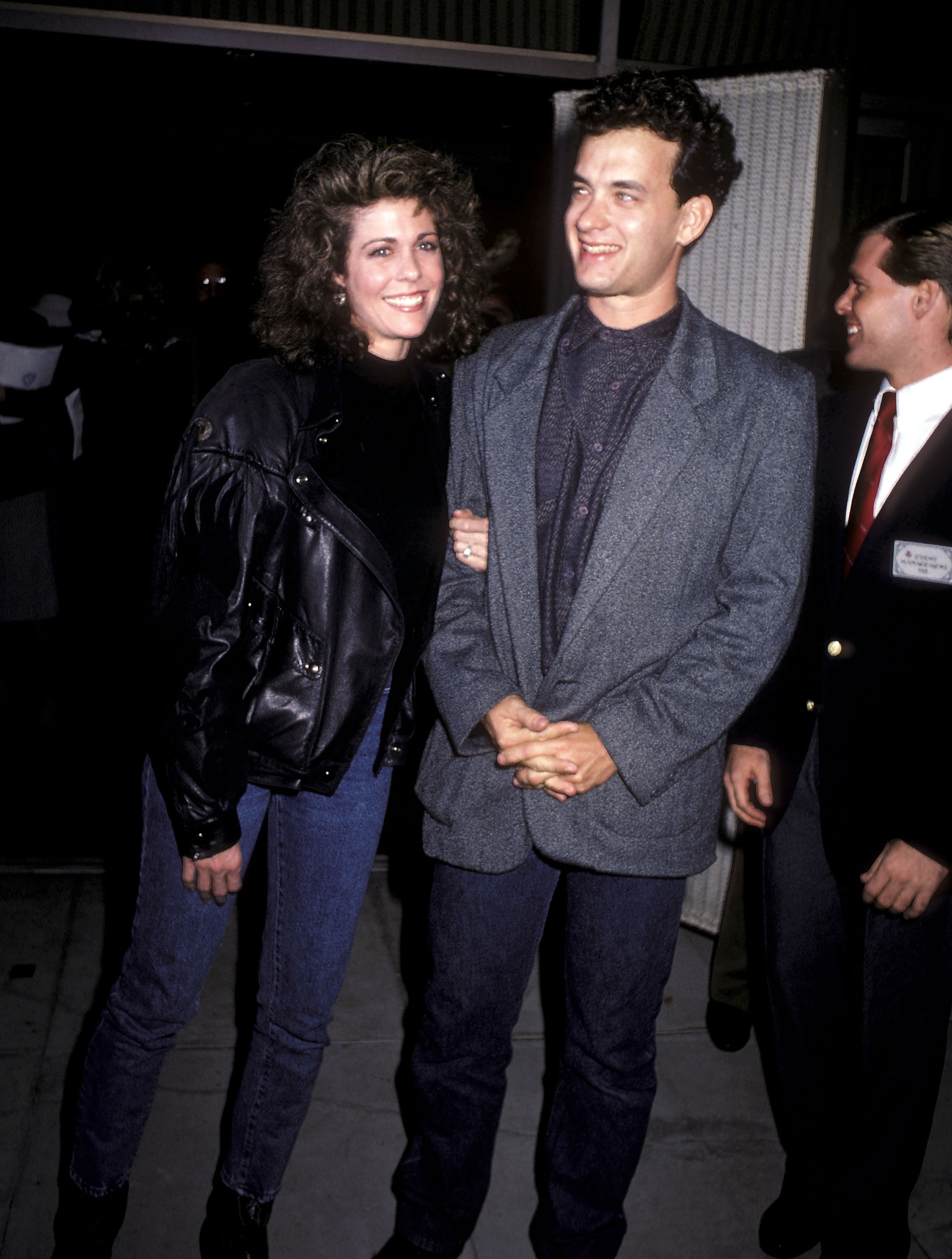 Rita Wilson et Tom Hanks à la première de " Trois Amigos " à Beverly Hills, Californie, le 10 décembre 1986 | Source : Getty Images