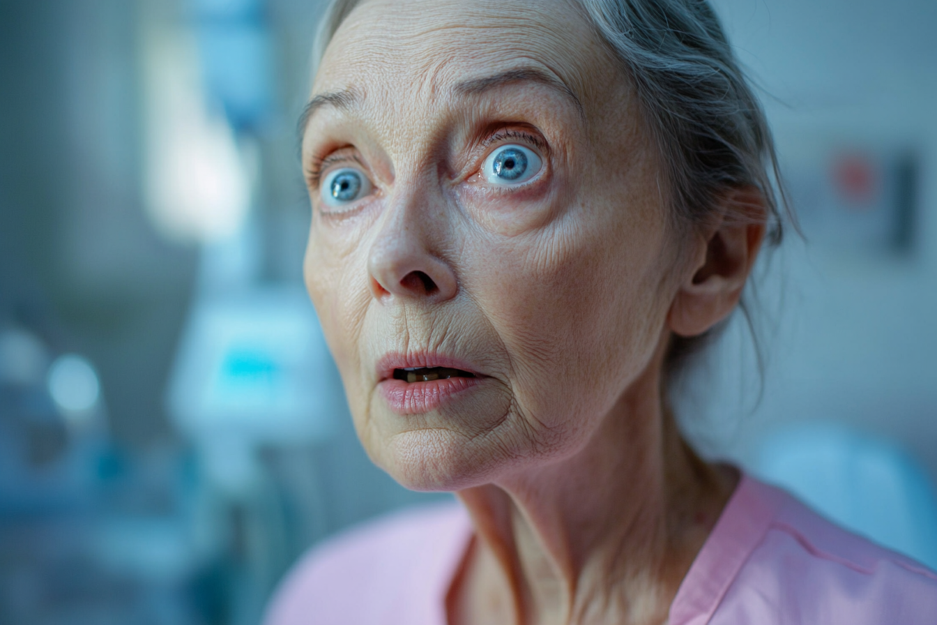 Une femme debout dans une chambre d'hôpital | Source : Midjourney