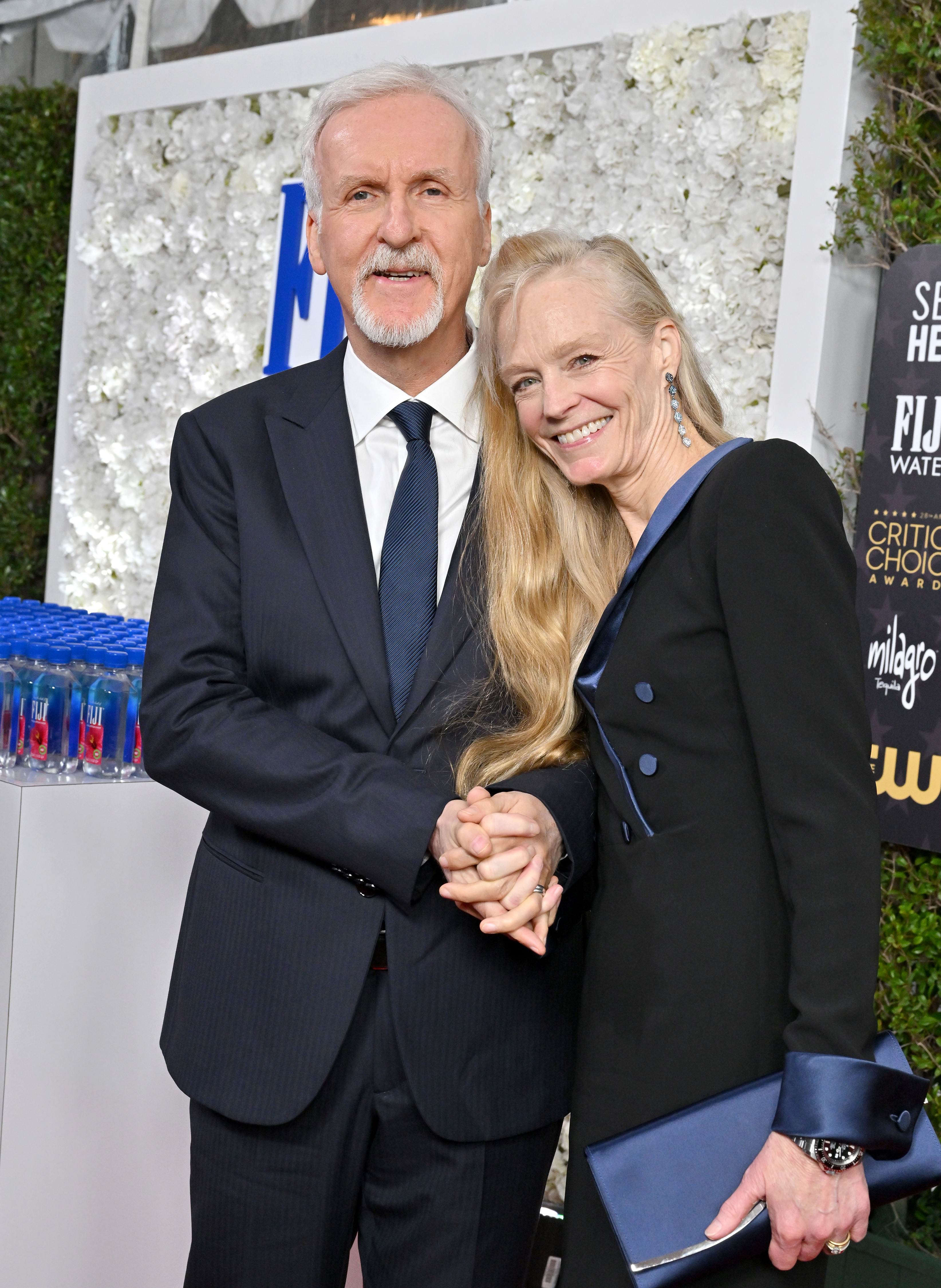 James Cameron et Suzy Amis assistent à la 28e cérémonie annuelle des Critics Choice Awards au Fairmont Century Plaza le 15 janvier 2023 à Los Angeles, Californie | Source : Getty Images