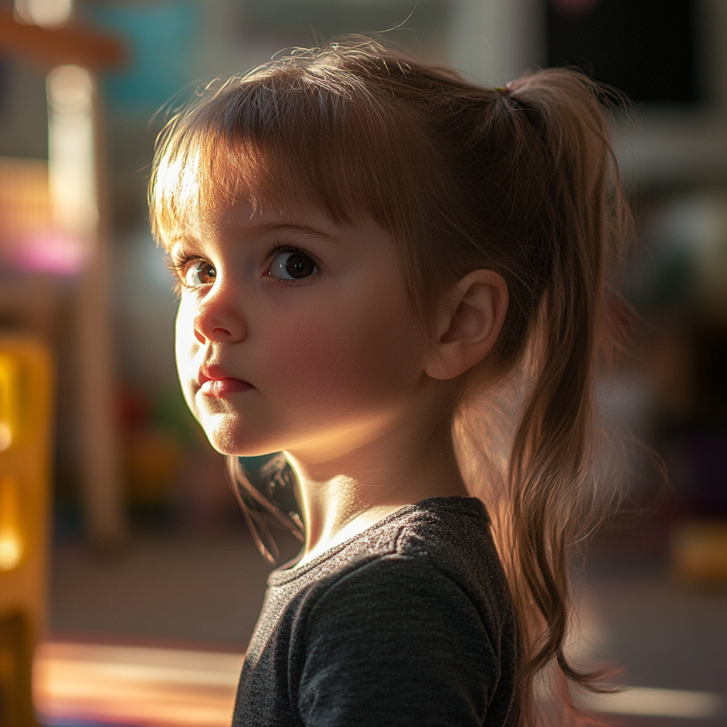 Une jeune fille dans une salle de jeux | Source : Midjourney