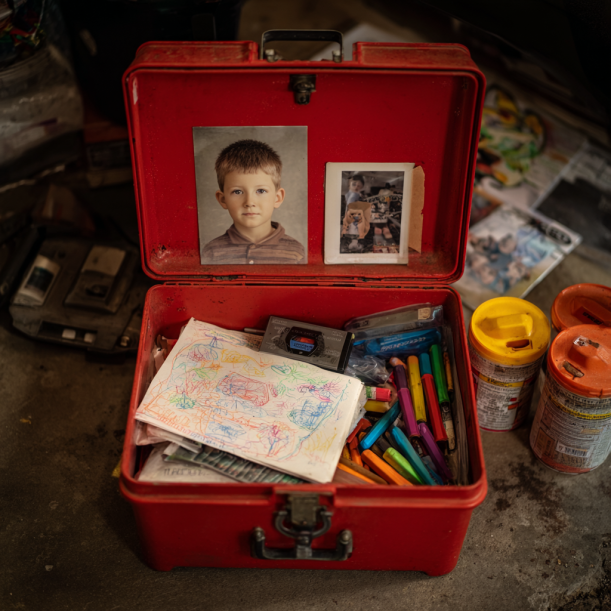 Une boîte à outils remplie d'objets | Source : Midjourney