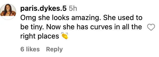 Commentaire d'un fan sur Eva Longoria, daté du 4 octobre 2023 | Source : Instagram/justjared