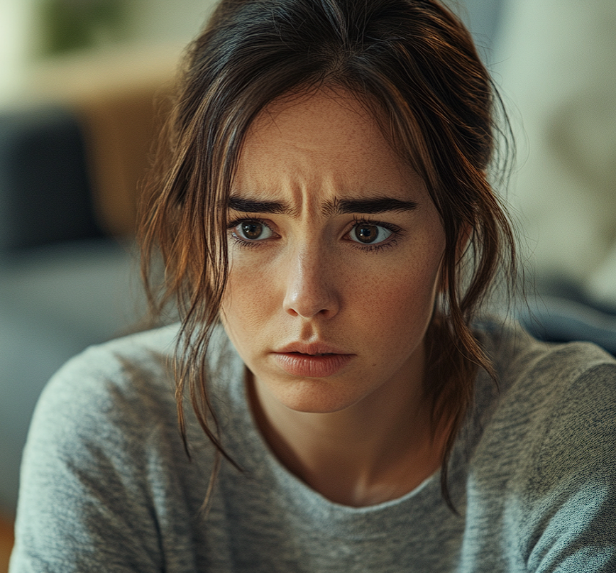 Une femme très inquiète | Source : Midjourney