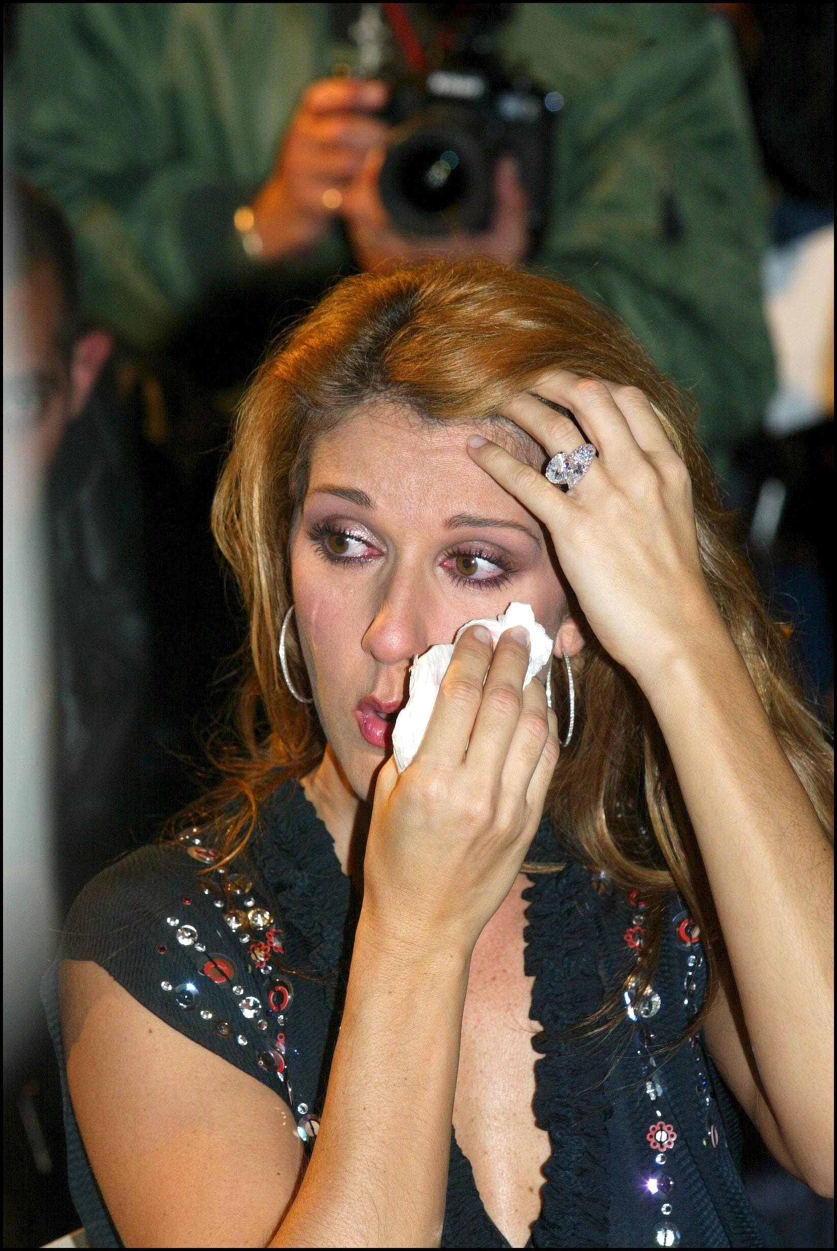 Céline Dion à Bruxelles, Belgique, le 21 octobre 2002 | Source : Getty Images