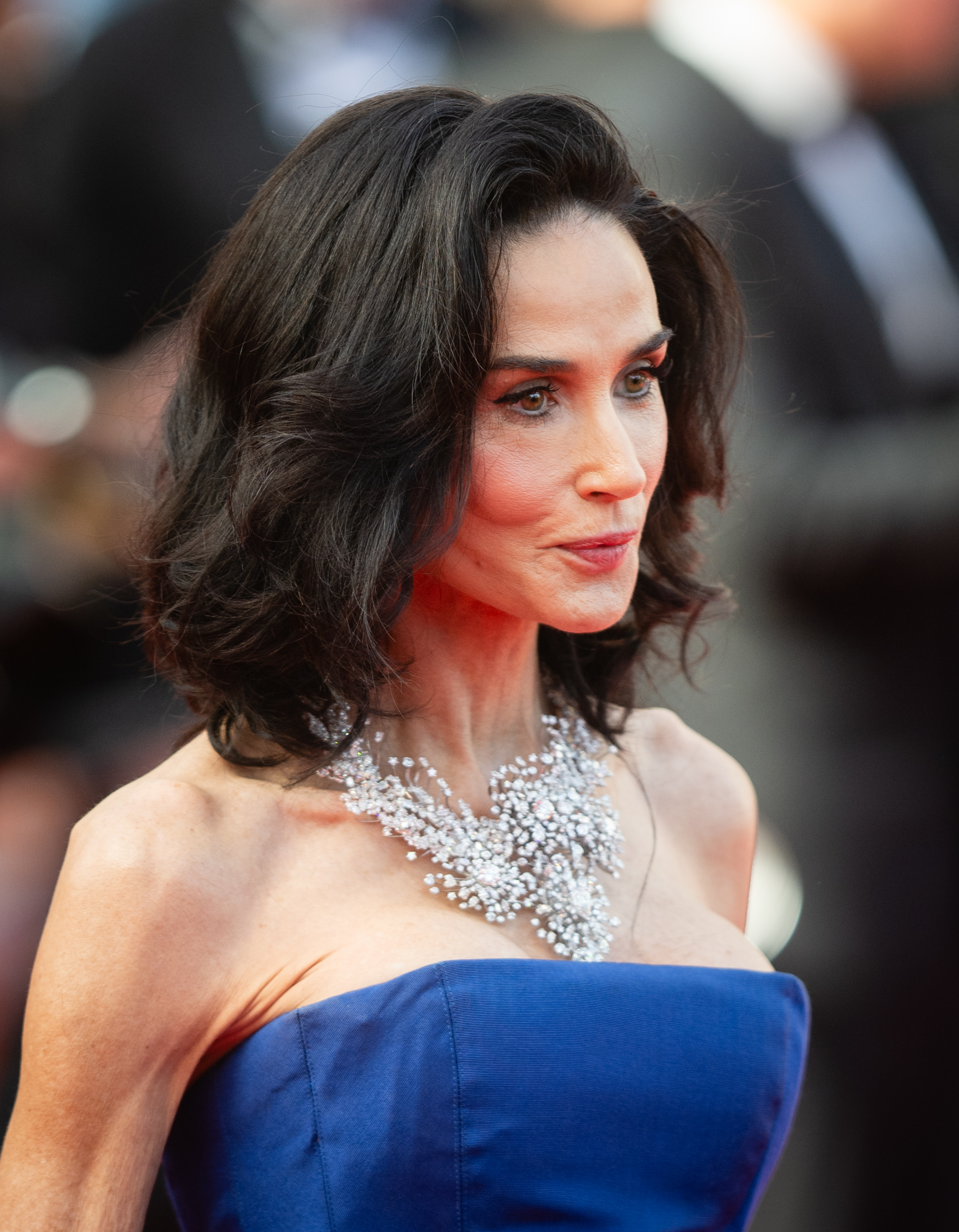 Demi Moore assiste à la projection du film « La Bola Negra » dans le cadre du 79e Festival de Cannes, au Palais des Festivals, le 21 mai 2026 en France. | Source : Getty Images