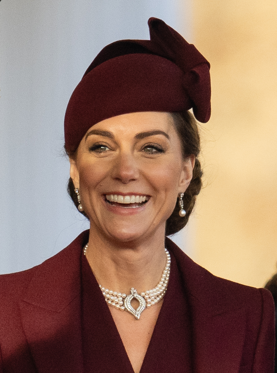 La princesse Catherine, lors du premier jour de la visite de l'émir de l'État du Qatar au Royaume-Uni, le 03 décembre 2024, à Londres, en Angleterre. | Source : Getty Images