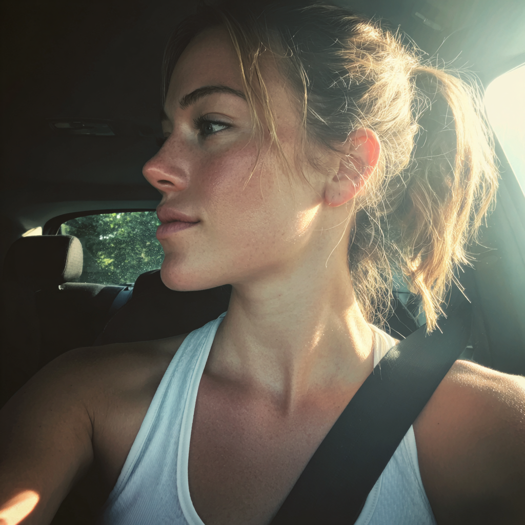 Une femme portant un débardeur blanc | Source : Midjourney