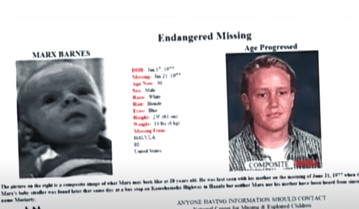 Un homme s'est retrouvé sur un site web d'enfants disparus et s'est reconnu grâce à une image de progression d'âge | Photo : Youtube/CBS