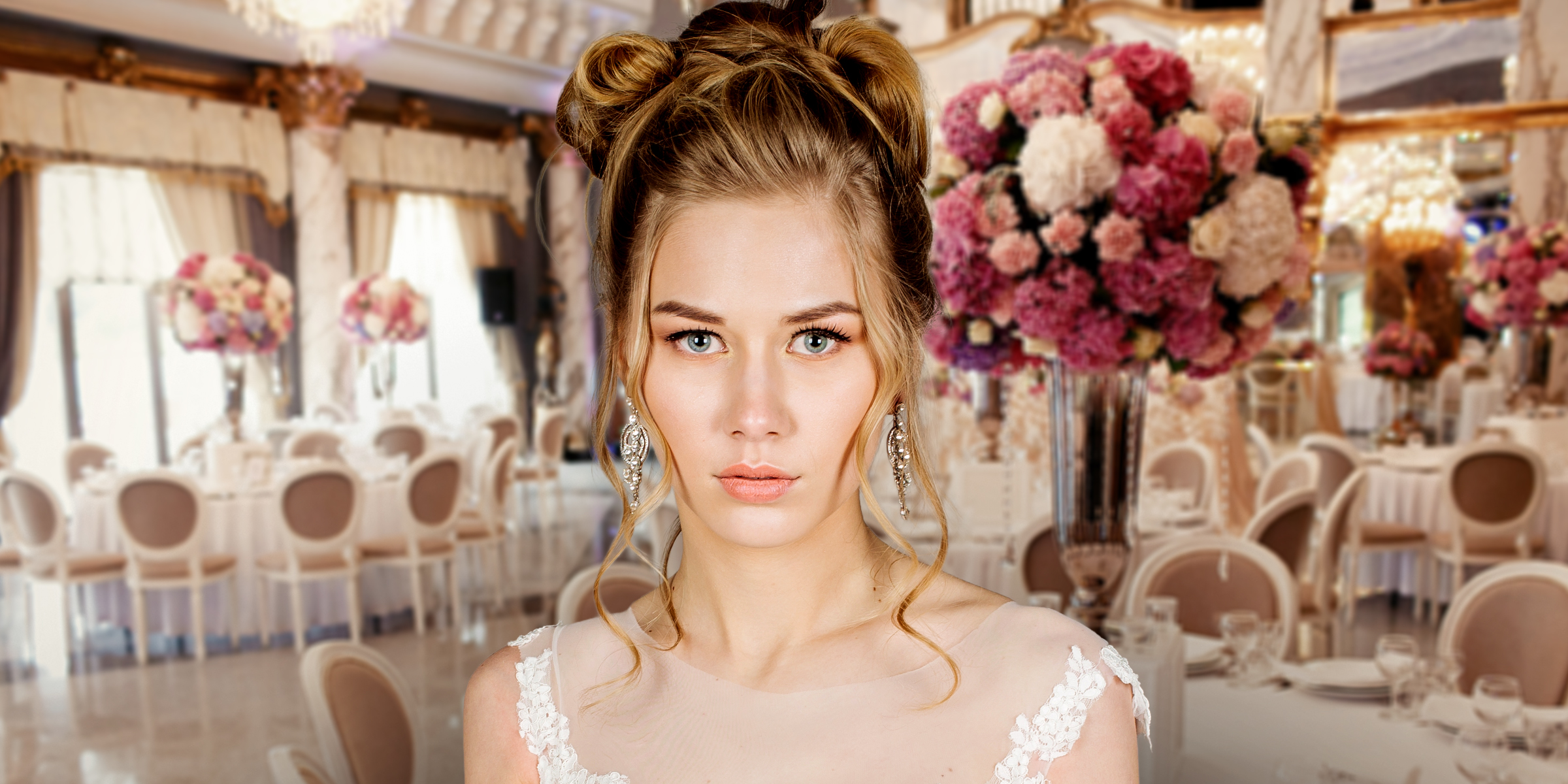 Une mariée qui jette un coup d'œil à quelqu'un | Source : Shutterstock