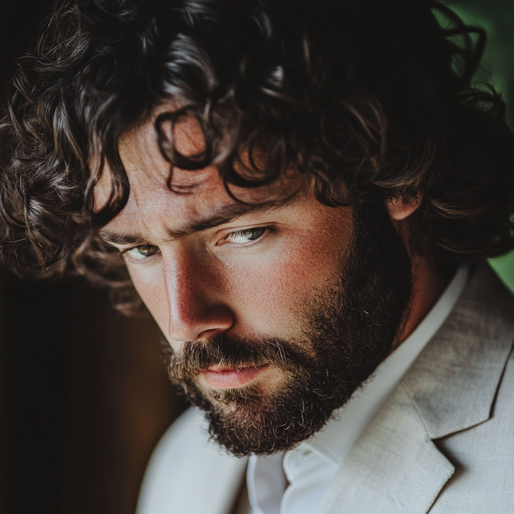 Close-up of a groom | Source: Midjourney