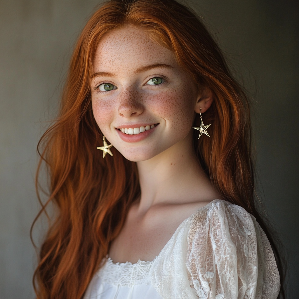 Une adolescente souriante | Source : Midjourney