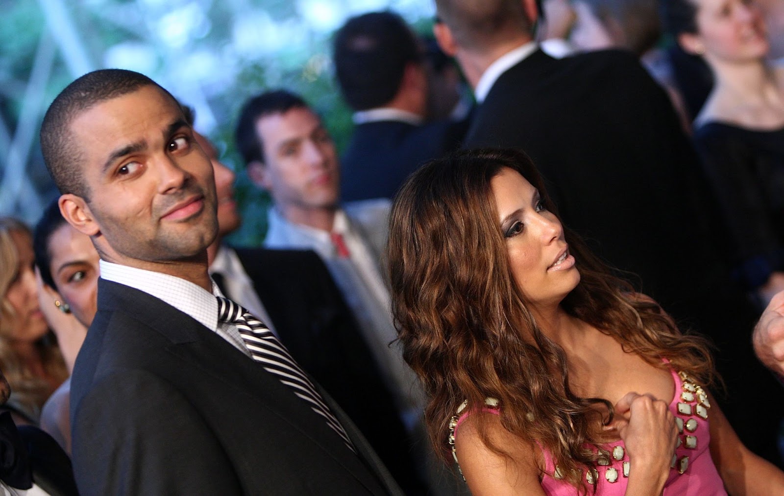 Tony Parker et Eva Longoria aux CFDA Fashion Awards 2008 à New York. | Source : Getty Images