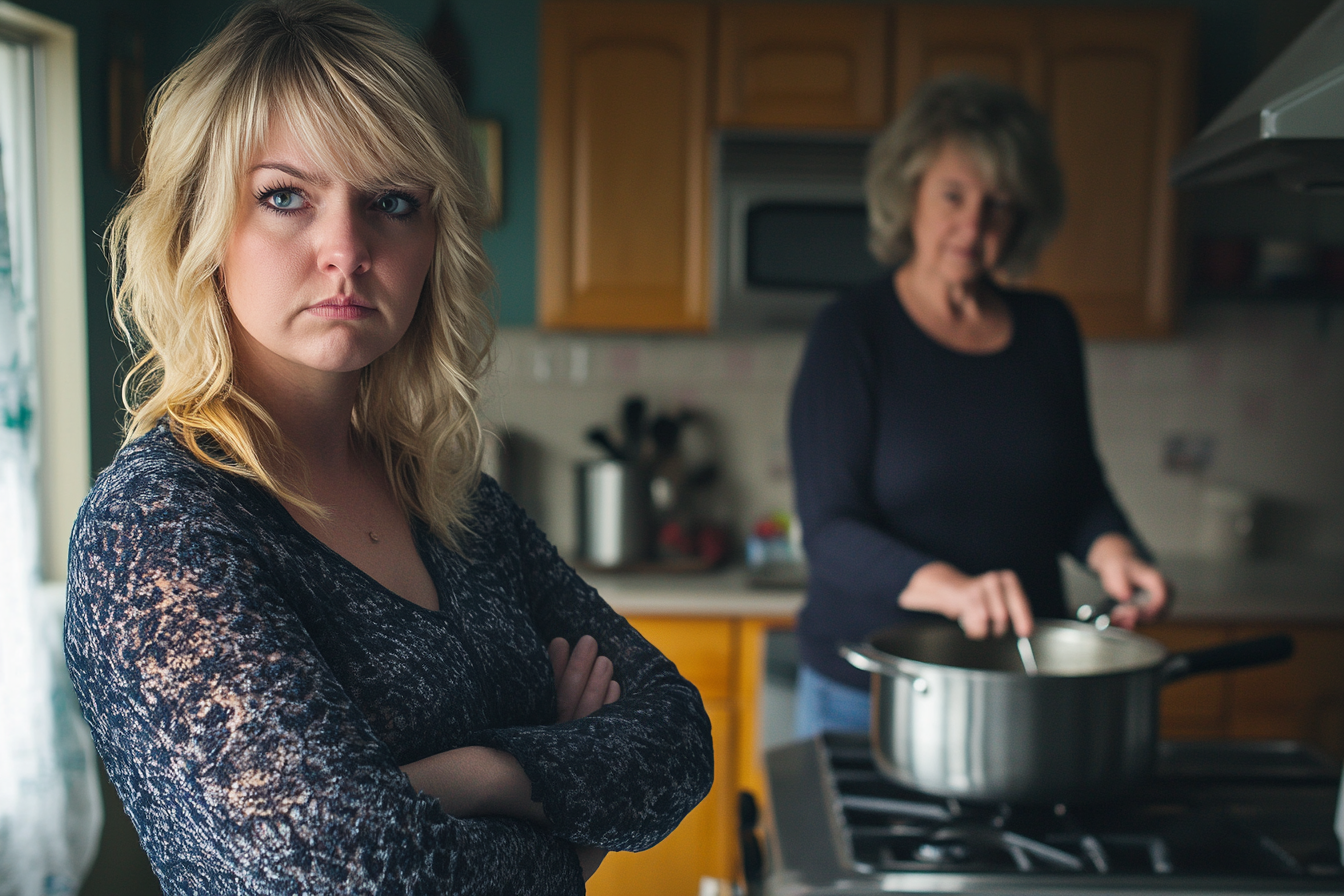 Deux femmes dans une cuisine | Source : Midjourney