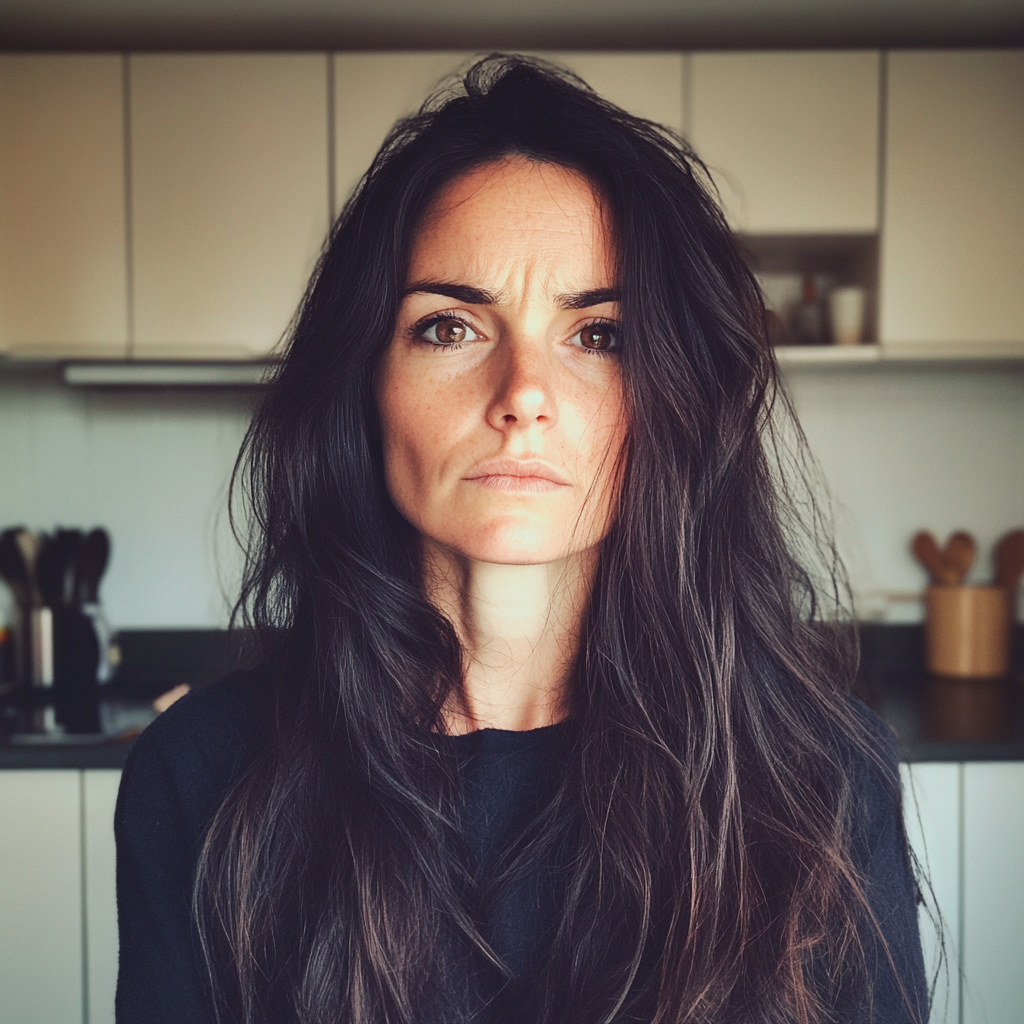 Une femme debout dans une cuisine | Source : Midjourney