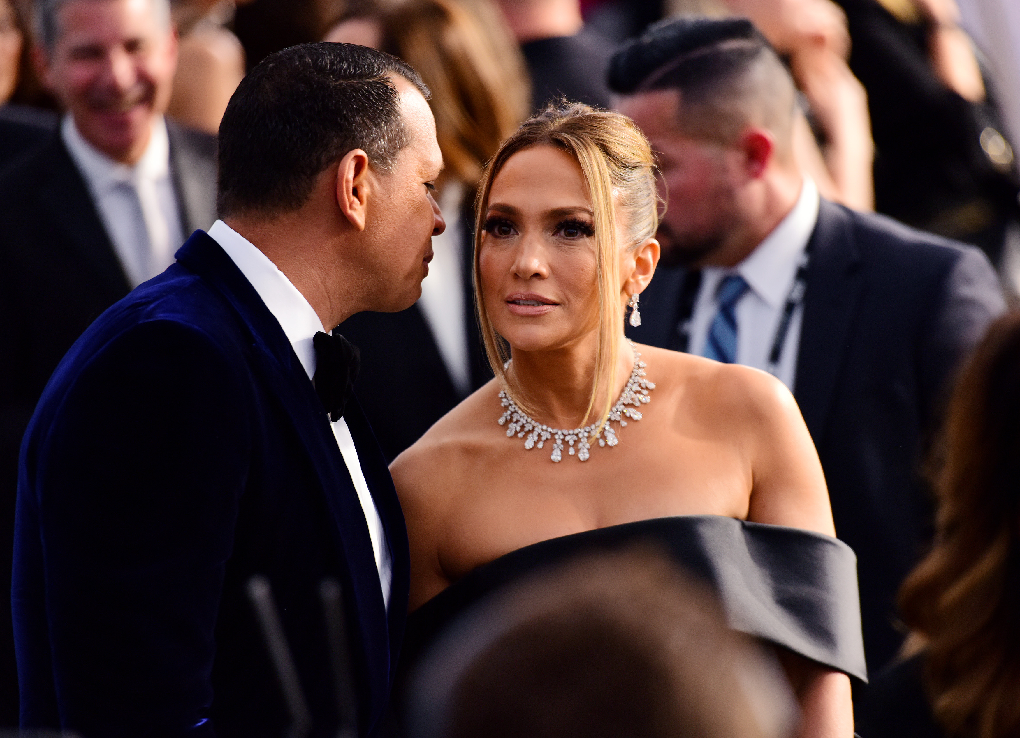 Jennifer Lopez et Alex Rodriguez assistent à la 26e cérémonie annuelle des Screen Actors Guild Awards au Shrine Auditorium le 19 janvier 2020 à Los Angeles, Californie | Source : Getty Images