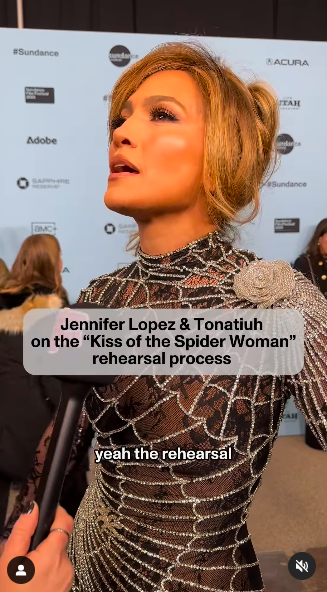 Jennifer Lopez parle de la rigueur du tournage de "Kiss of the Spider Woman", le 27 janvier 2025. | Source : Instagram/sundanceorg