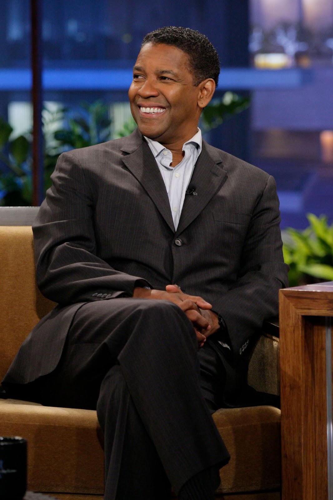 Denzel Washington dans l'émission "The Tonight Show with Jay Leno" le 23 octobre 2012. | Source : Getty Images