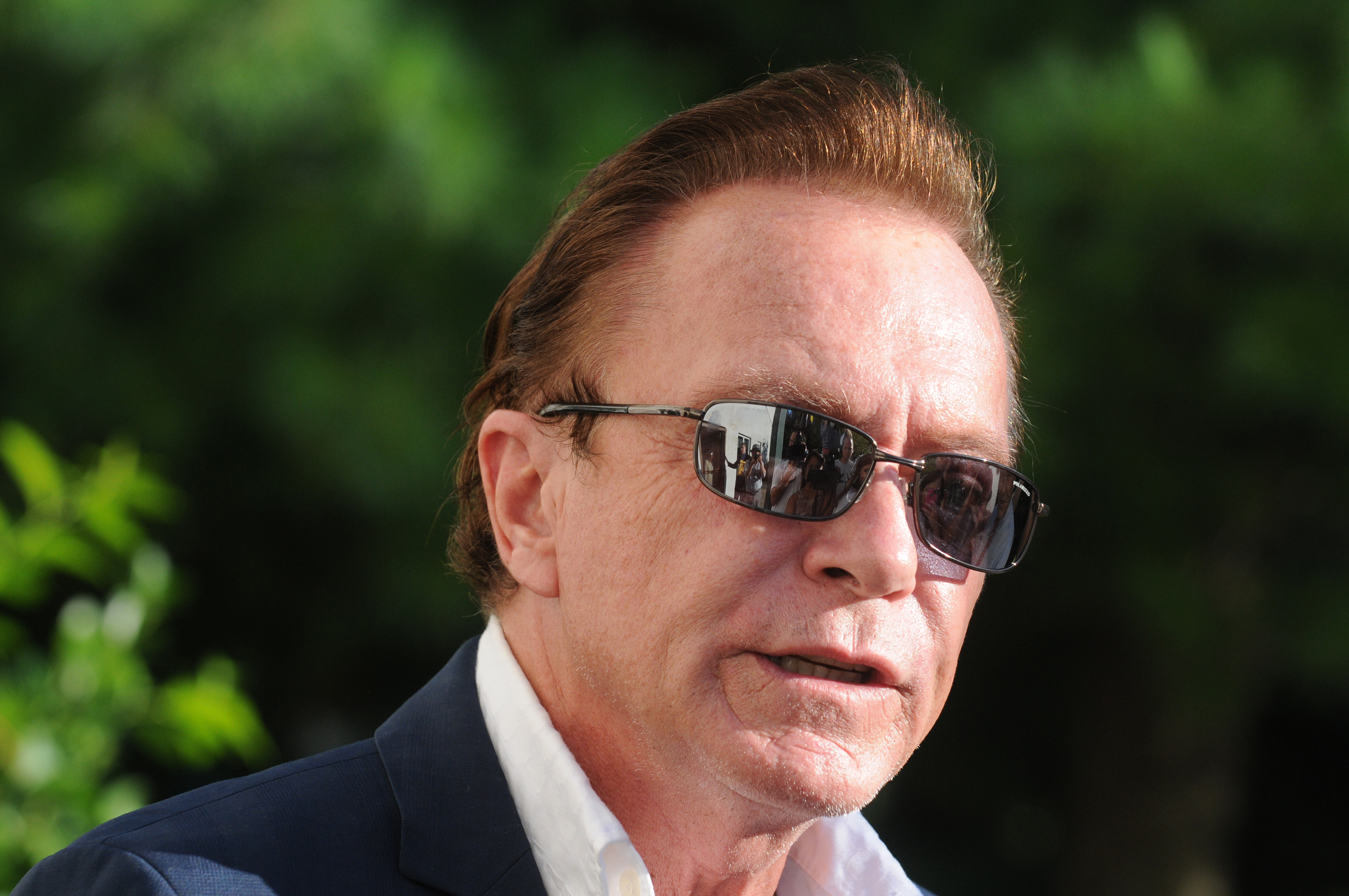 David Cassidy photographié au tribunal de la ville le 3 septembre 2014, à Schodack, dans l'État de New York. | Source : Getty Images