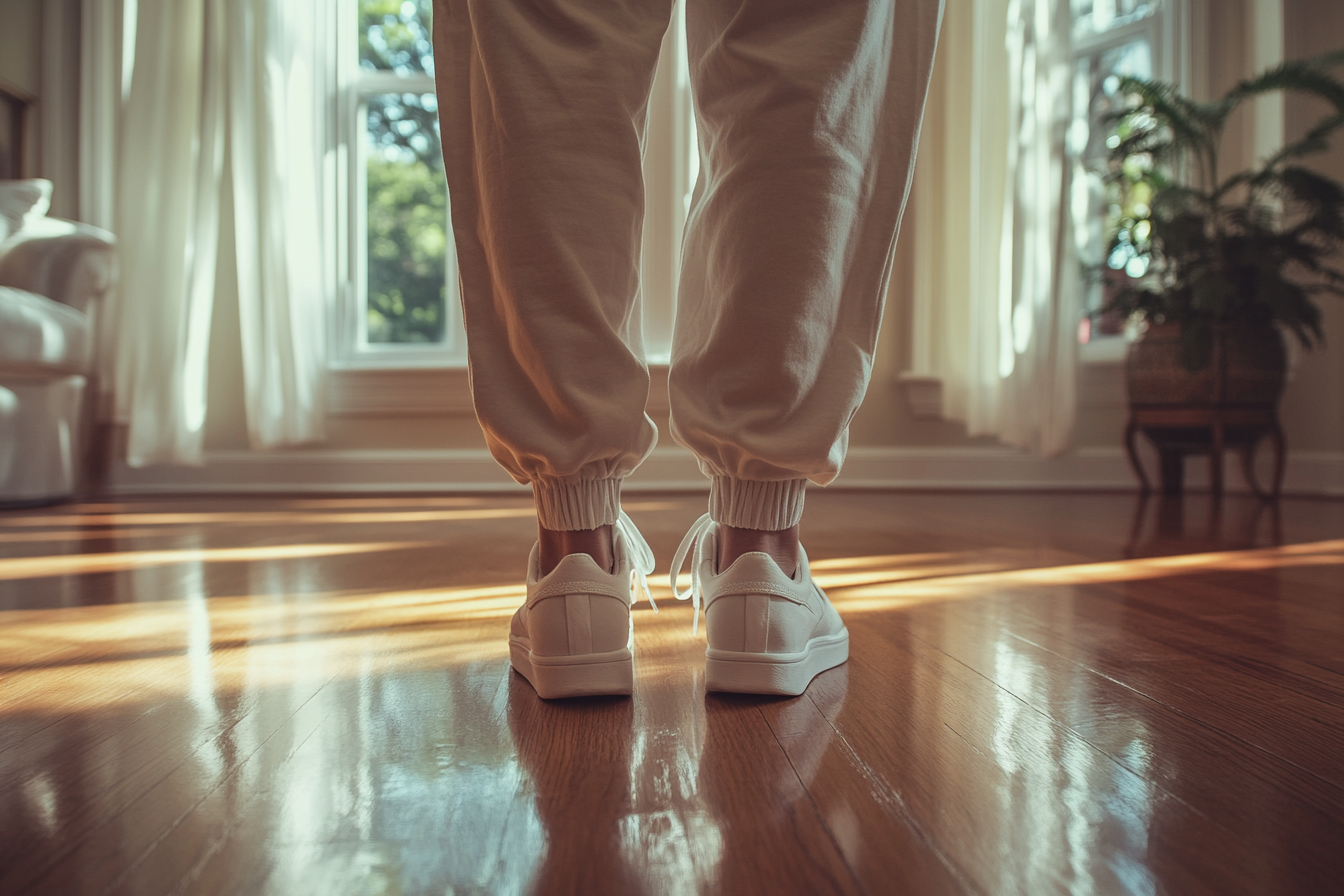 Une femme debout dans une maison | Source : Midjourney