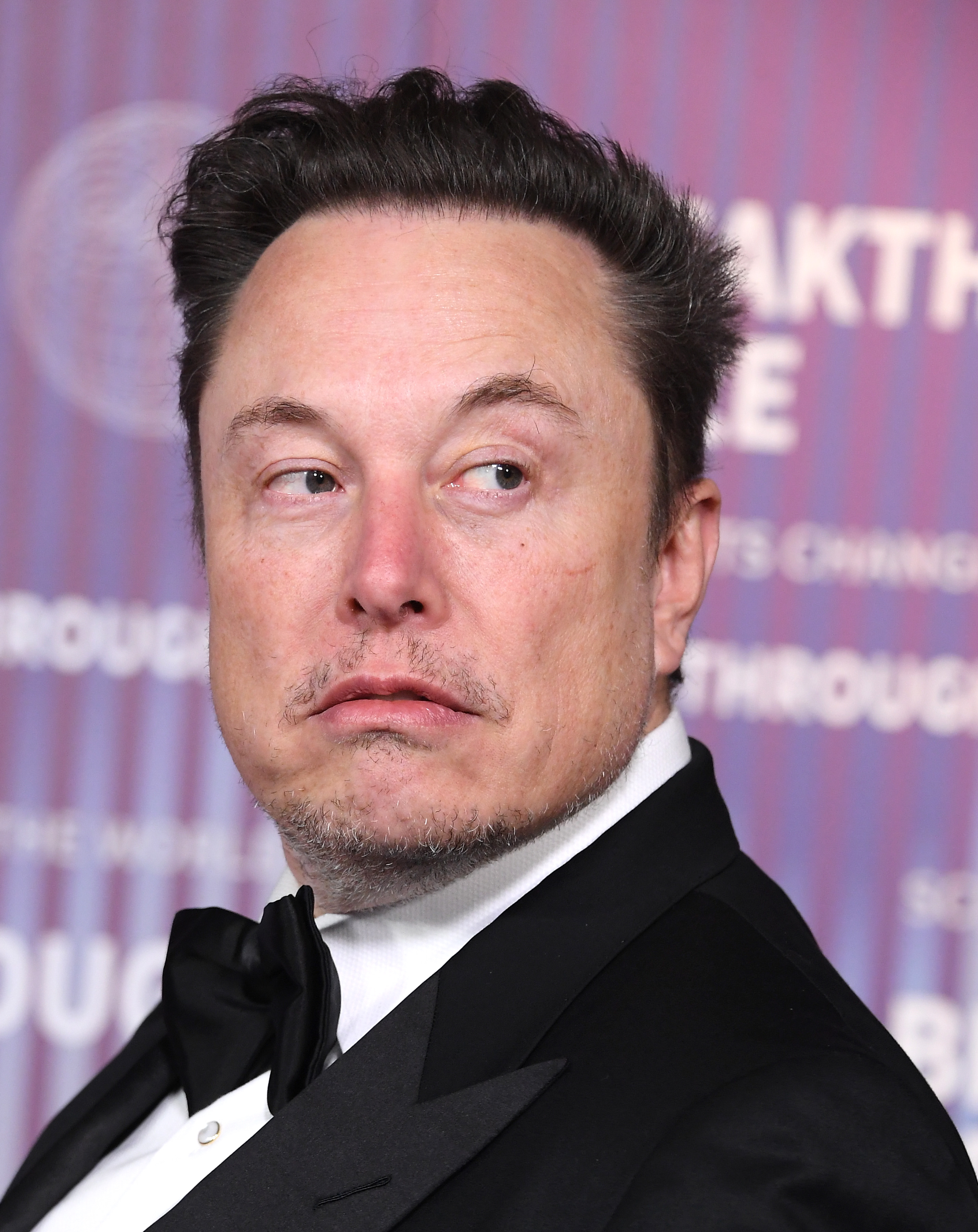 Elon Musk lors de la 10e cérémonie annuelle du Breakthrough Prize, le 13 avril 2024, à Los Angeles, en Californie. | Source : Getty Images