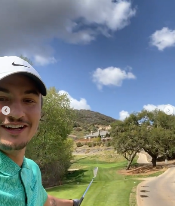 Brandon Thomas Lee au Sherwood Country Club de Thousand Oaks, en Californie, posté en mars 2021 | Source : Instagram/brandonthomaslee