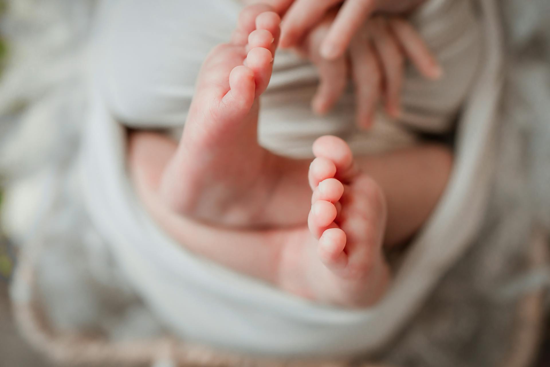 Les pieds et les doigts d'un nouveau-né | Source : Pexels