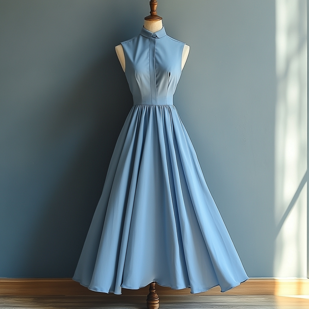 Une belle robe bleue | Source : Midjourney