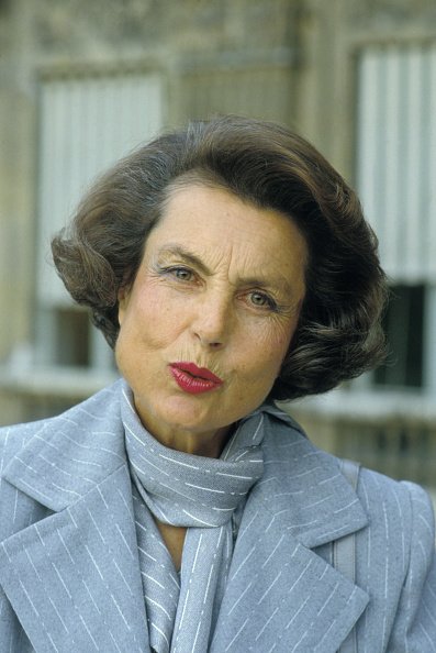 Portrait de Liliane Bettencourt le 29 juillet 1987 à Paris, France. | Photo  : Getty Images