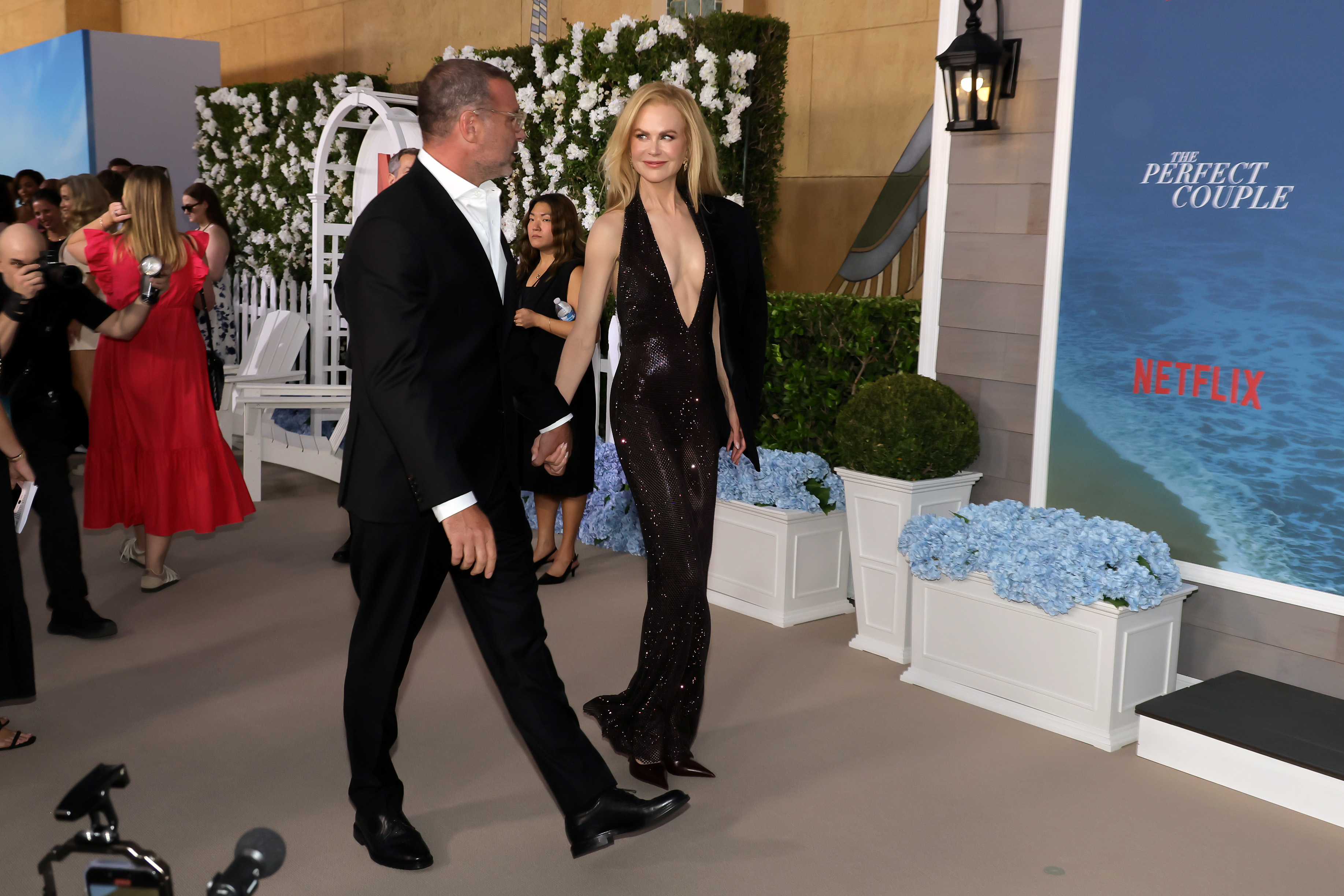 Liev Schreiber et Nicole Kidman. | Source : Getty Images