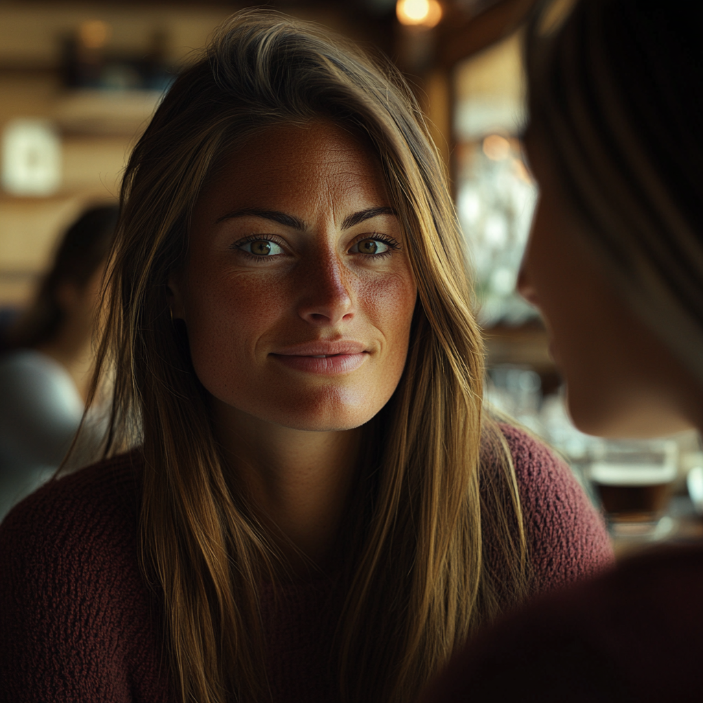 Une femme qui parle à une amie | Source : Midjourney