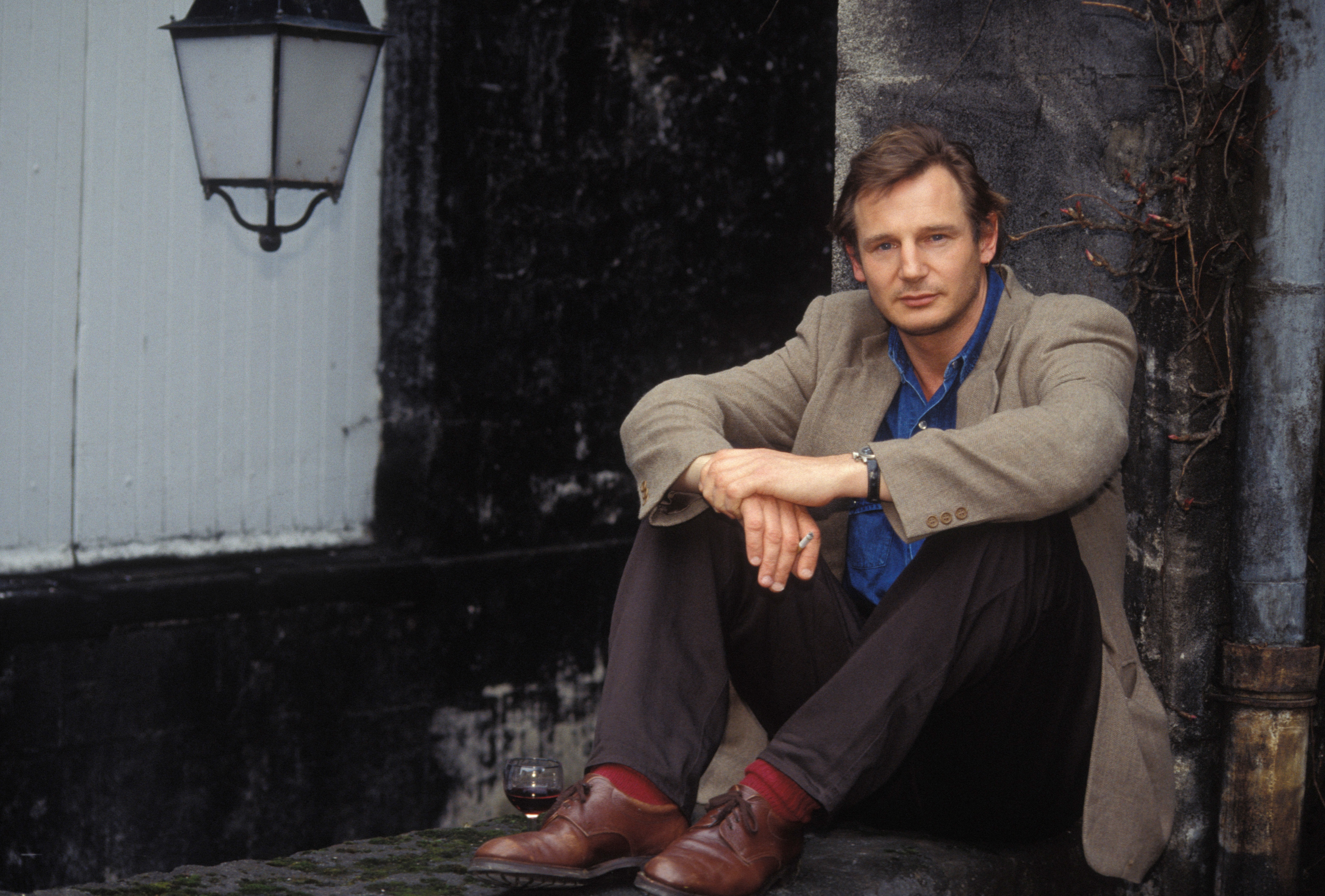 L'acteur Liam Neeson à Cognac, France en 1992 | Source : Getty Images